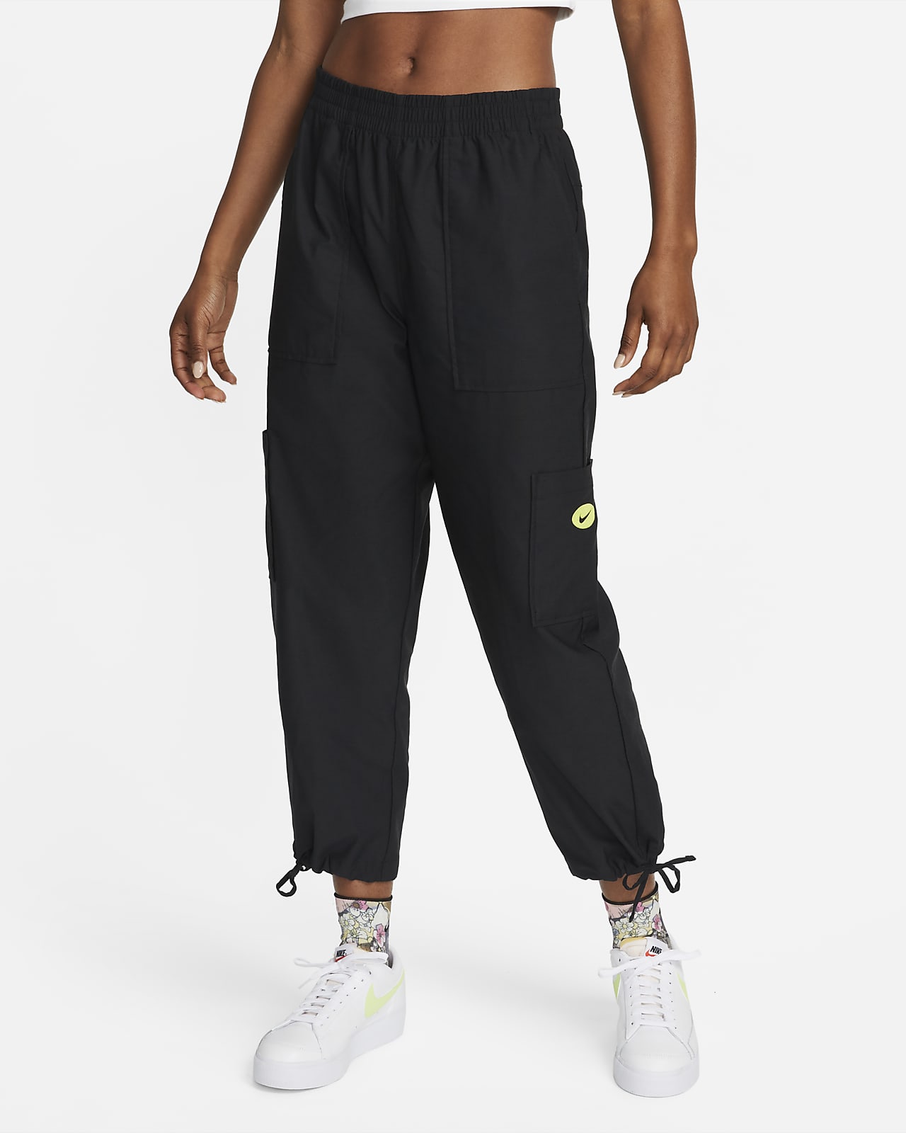 Nike Sportswear Icon Clash 女子中腰梭织长裤