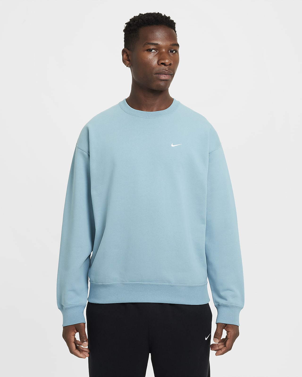 Nike Solo Swoosh 男子加绒圆领上衣