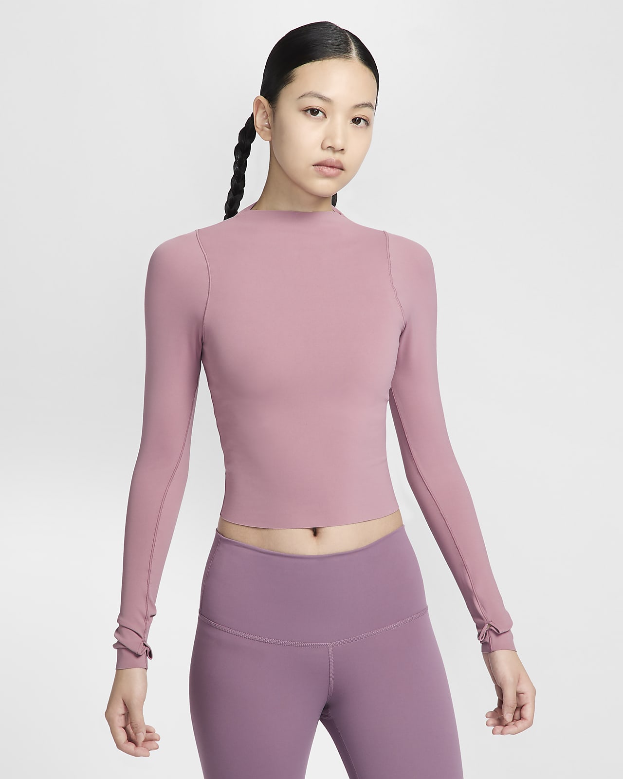 Nike Zenvy Dri-FIT 女子裸感亲肤透气速干长袖上衣