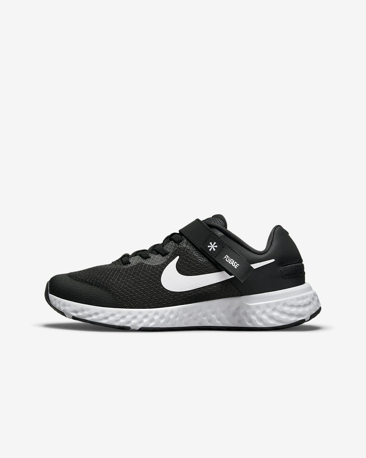 Nike Revolution 6 FlyEase NN 4E GS 大童轻松穿脱公路跑步童鞋（宽版）