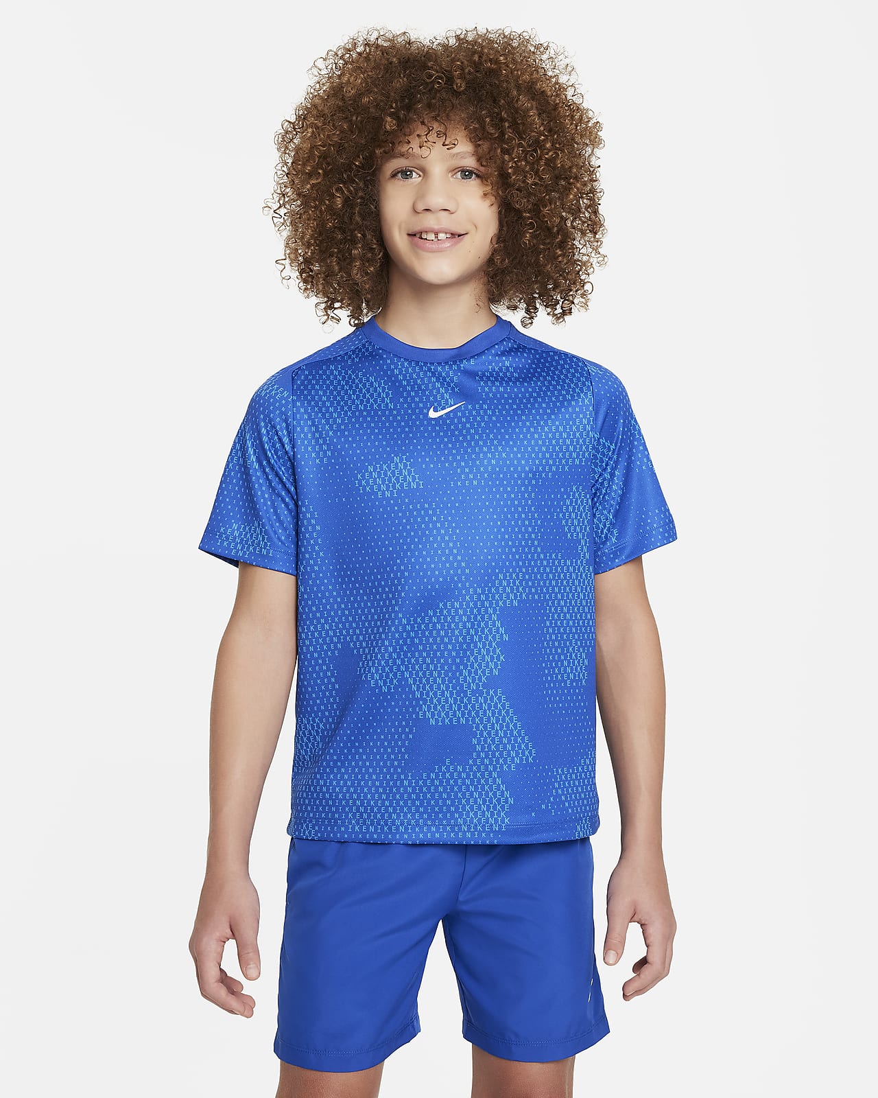 Nike Multi Dri-FIT 大童（男孩）速干舒爽短袖上衣