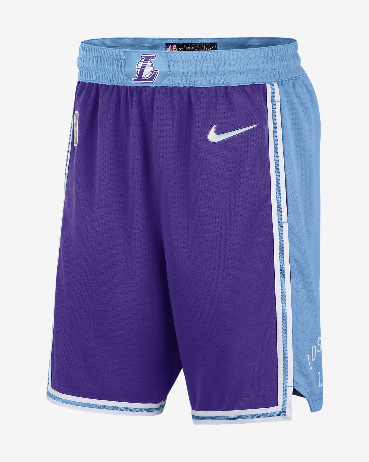 洛杉矶湖人队 City Edition Nike Dri-FIT NBA Swingman 男子短裤