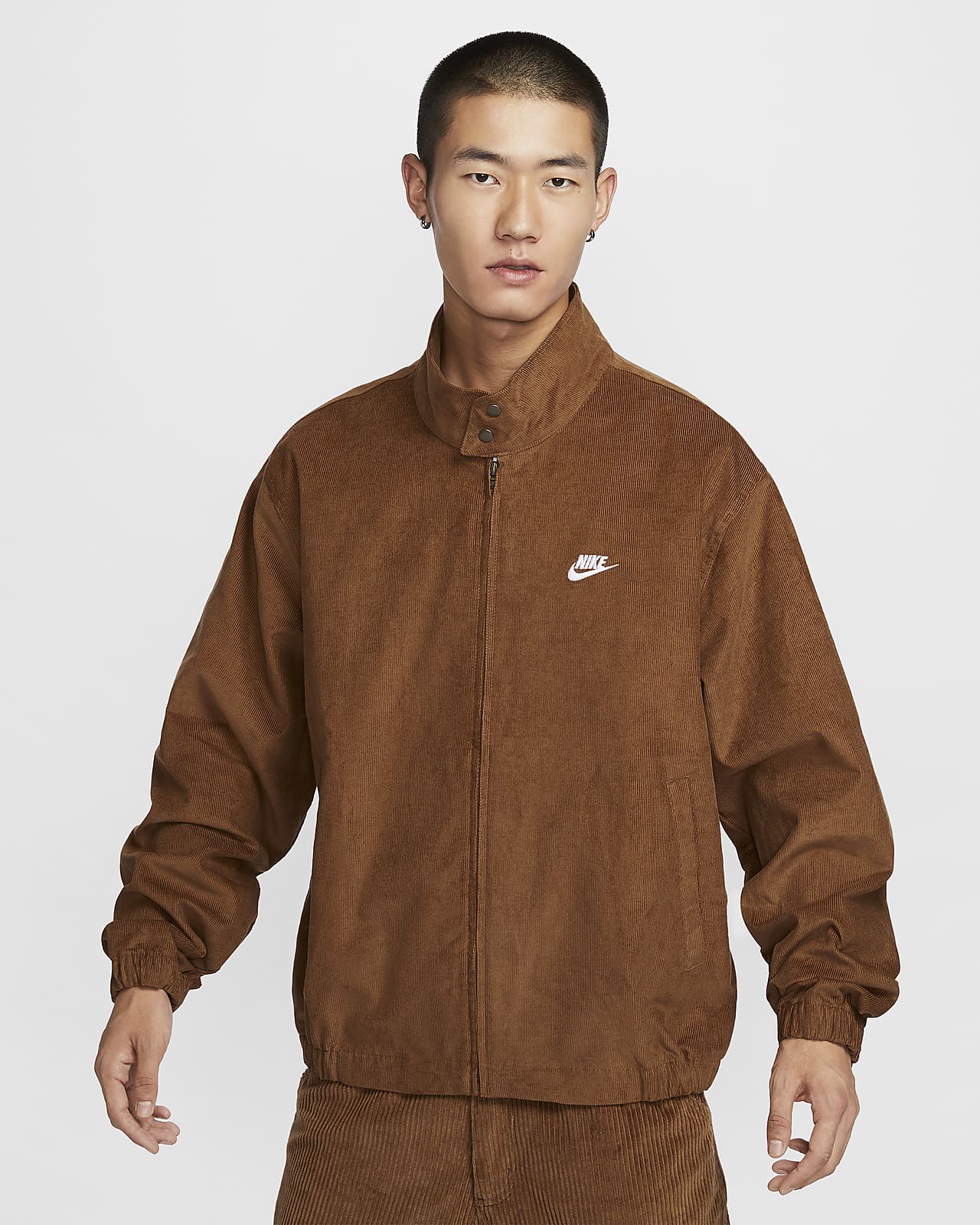 Nike Sportswear Club 巴恩风男子复古灯芯绒哈灵顿夹克