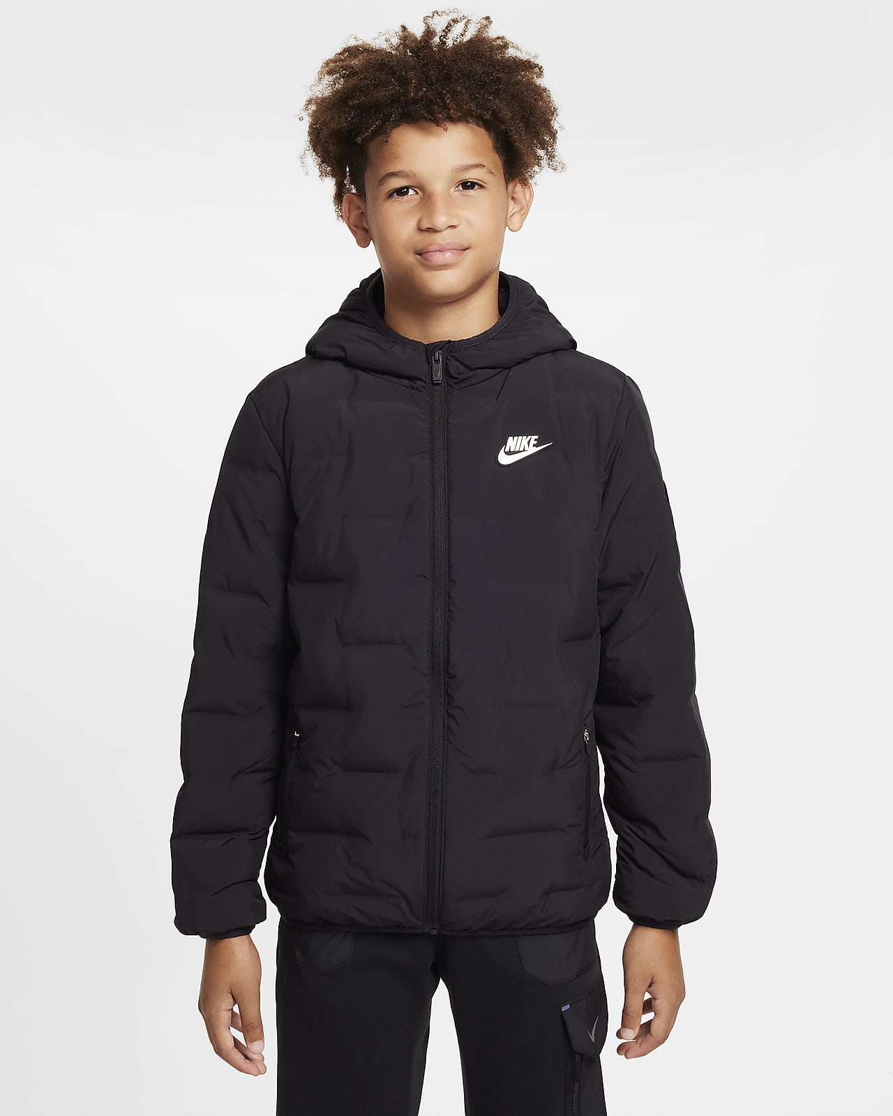 Nike 大童无缝绗缝羽绒夹克