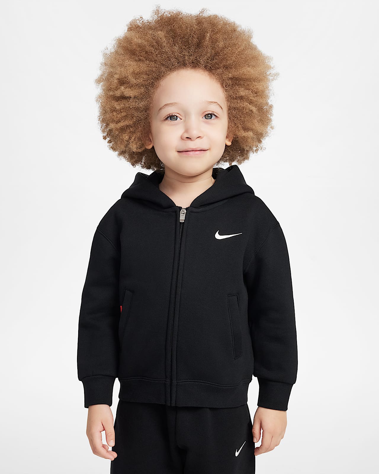 Nike 耐克灵蛇迎新系列婴童全长拉链开襟加绒连帽衫