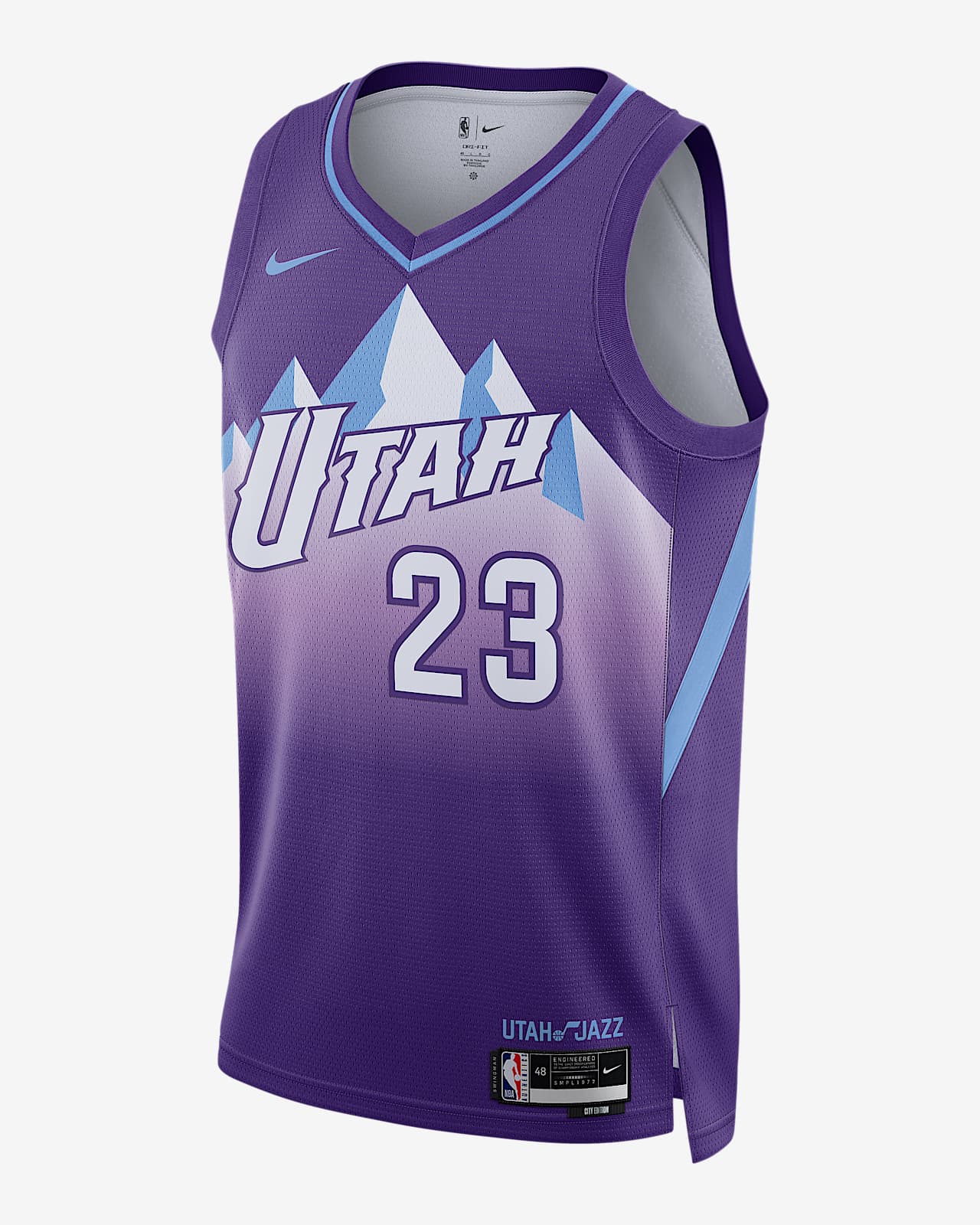 2024/25 赛季犹他爵士队 (Lauri Markkanen) City Edition Nike Dri-FIT NBA Swingman Jersey 男子速干球衣