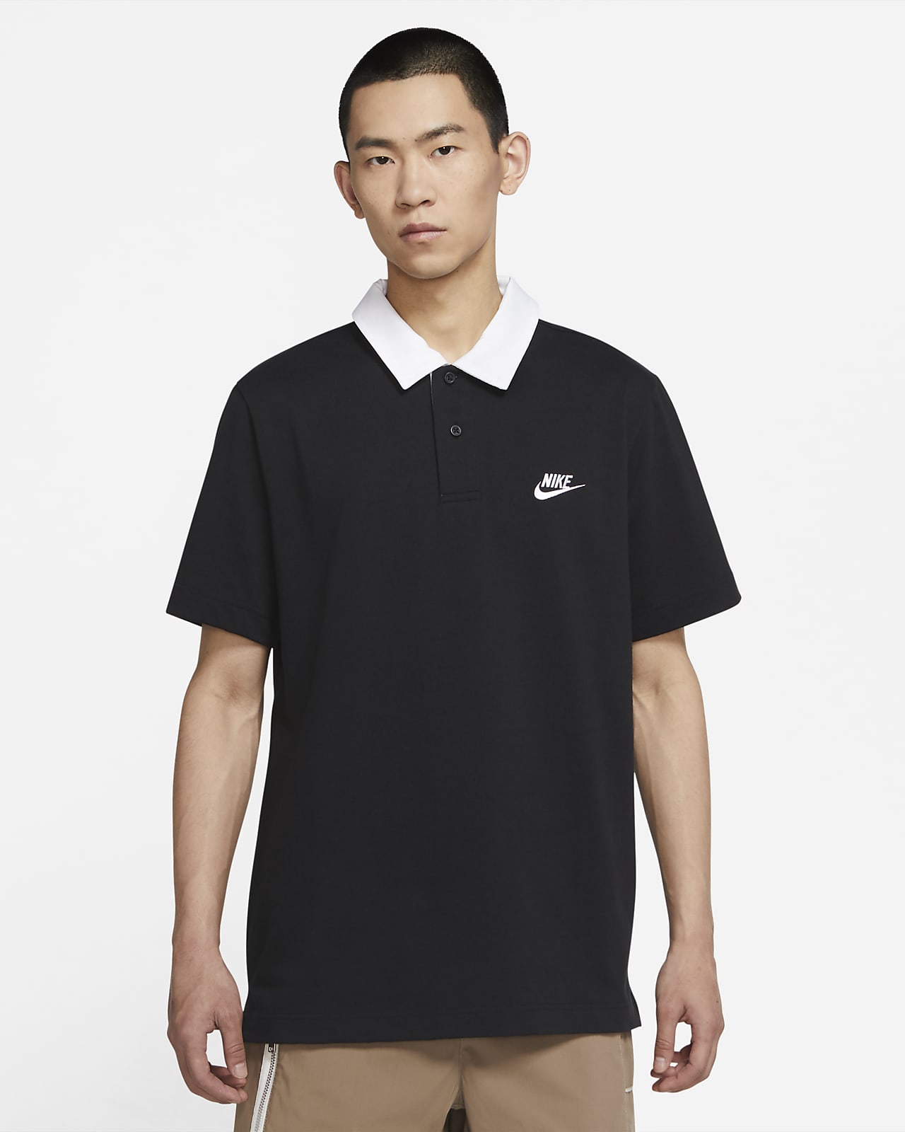 Nike Sportswear 男子橄榄球翻领T恤
