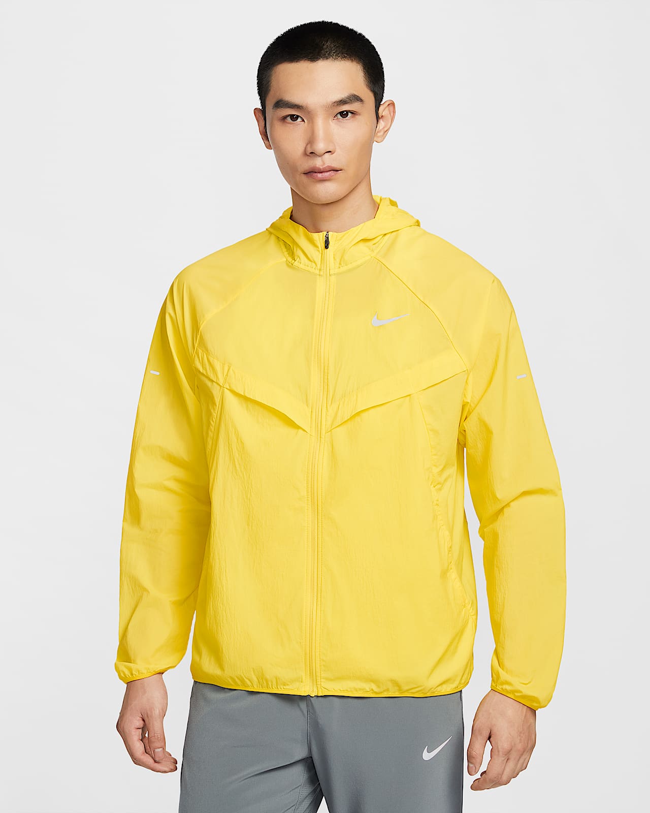 Nike Stride Repel 男子拒水跑步夹克防晒衣皮肤衣