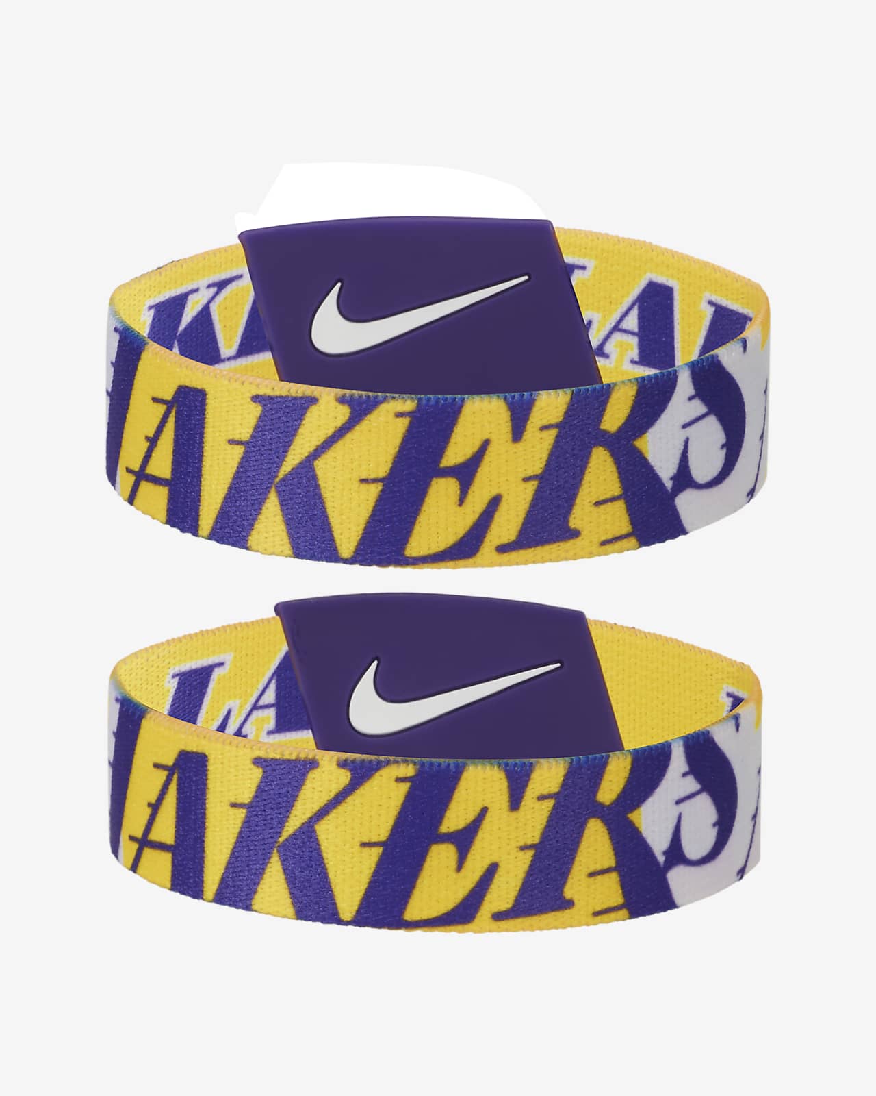 洛杉矶湖人队 nike nba baller 手环(2条)