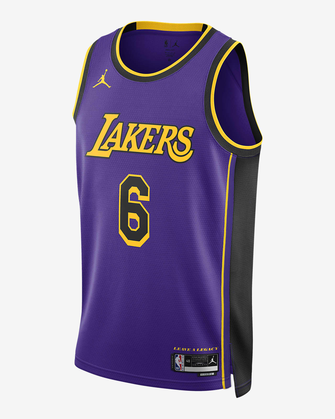 洛杉矶湖人队 Statement Edition Jordan Dri-FIT NBA Swingman Jersey 男子球衣