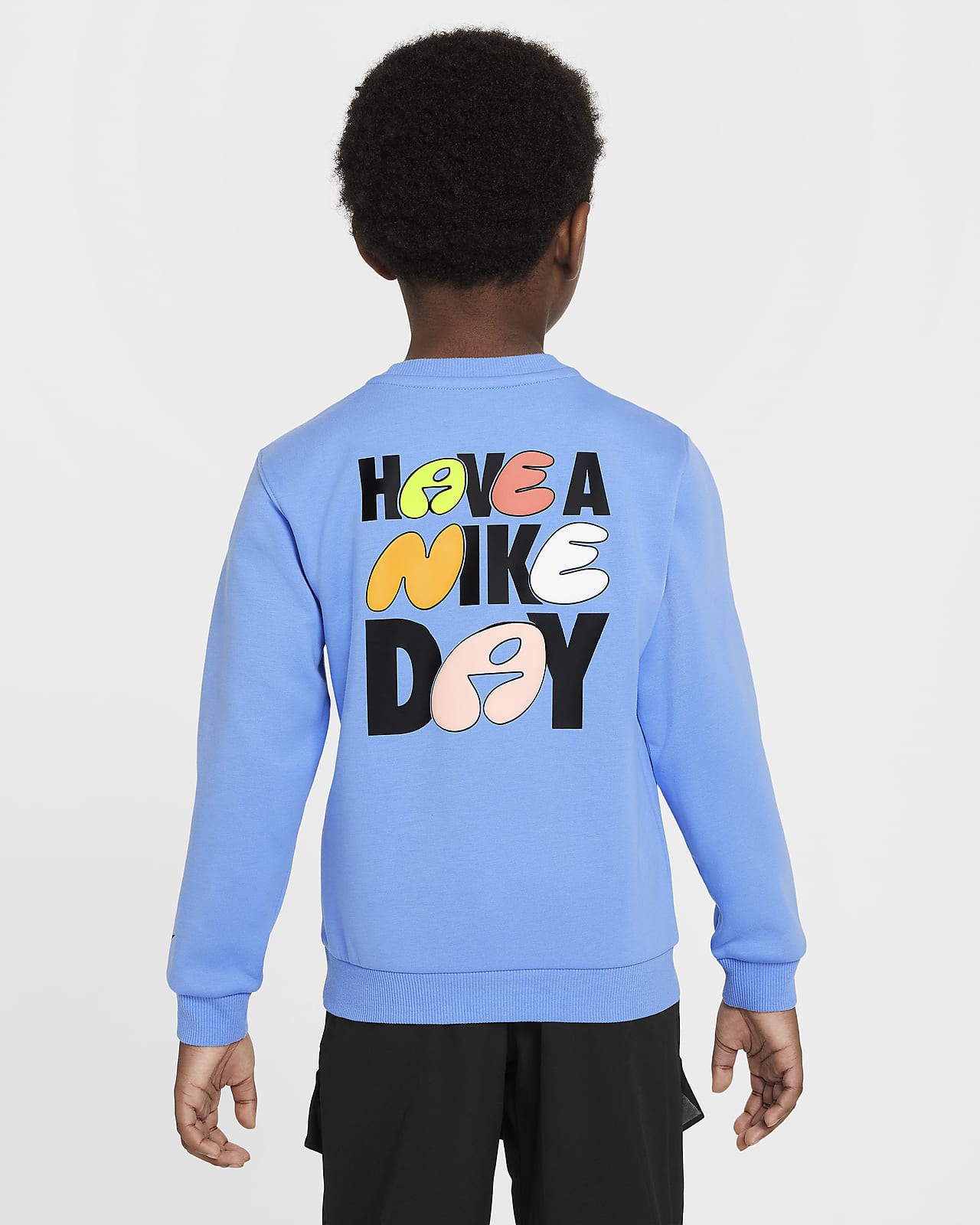 Nike Sportswear "Have A Nike Day" 幼童加绒圆领上衣