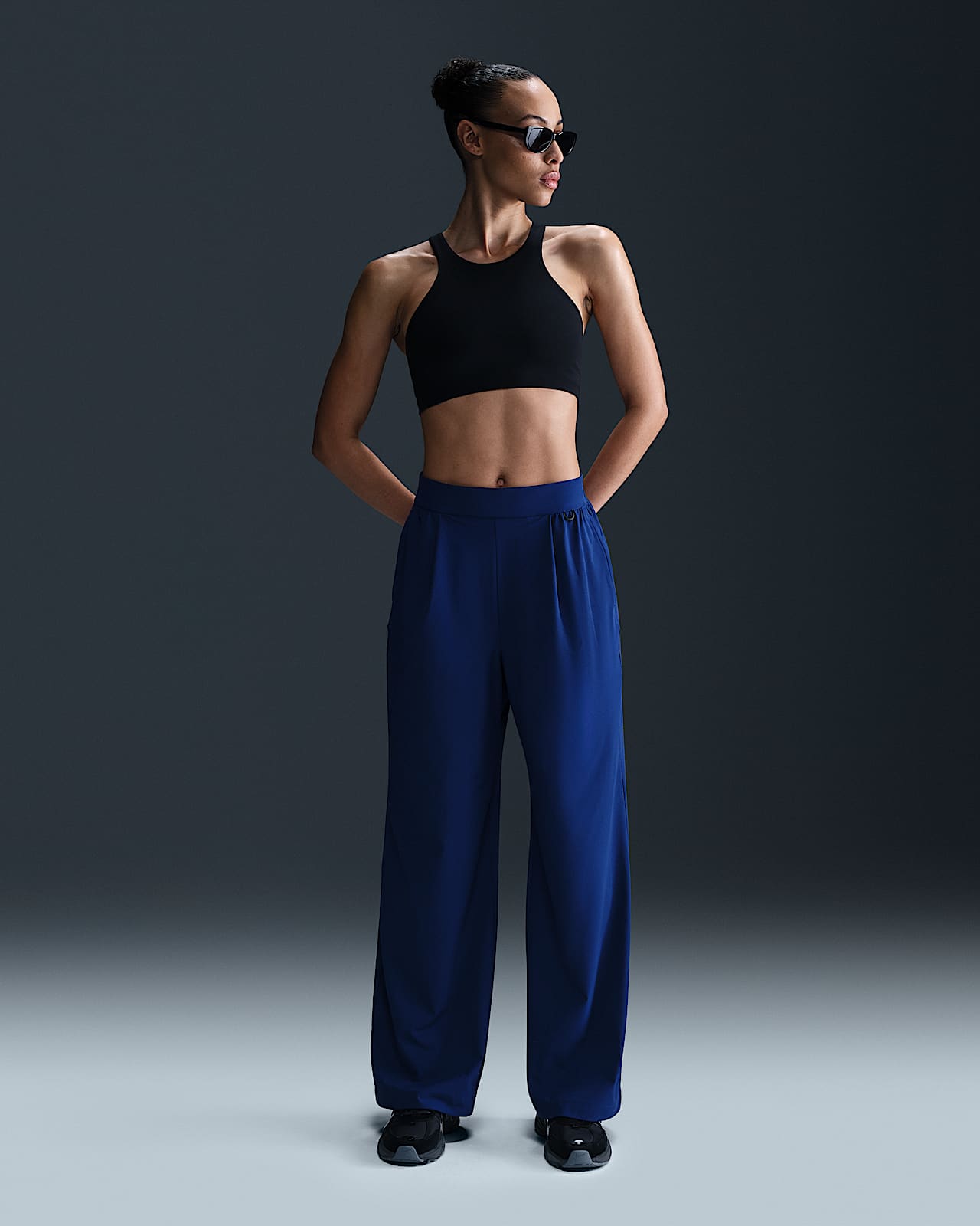 Nike 24.7 PerfectStretch Dri-FIT 女子速干高腰阔腿长裤
