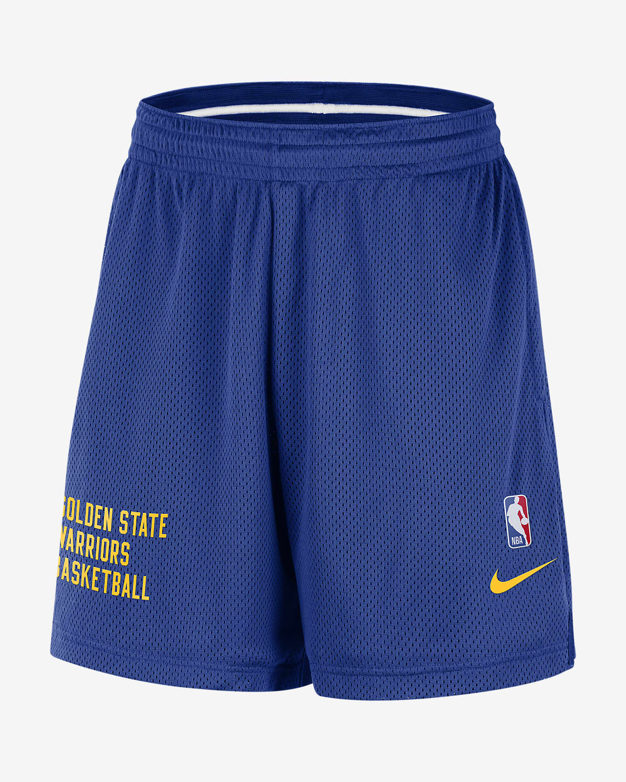 金州勇士队 Nike NBA 男子网眼布短裤