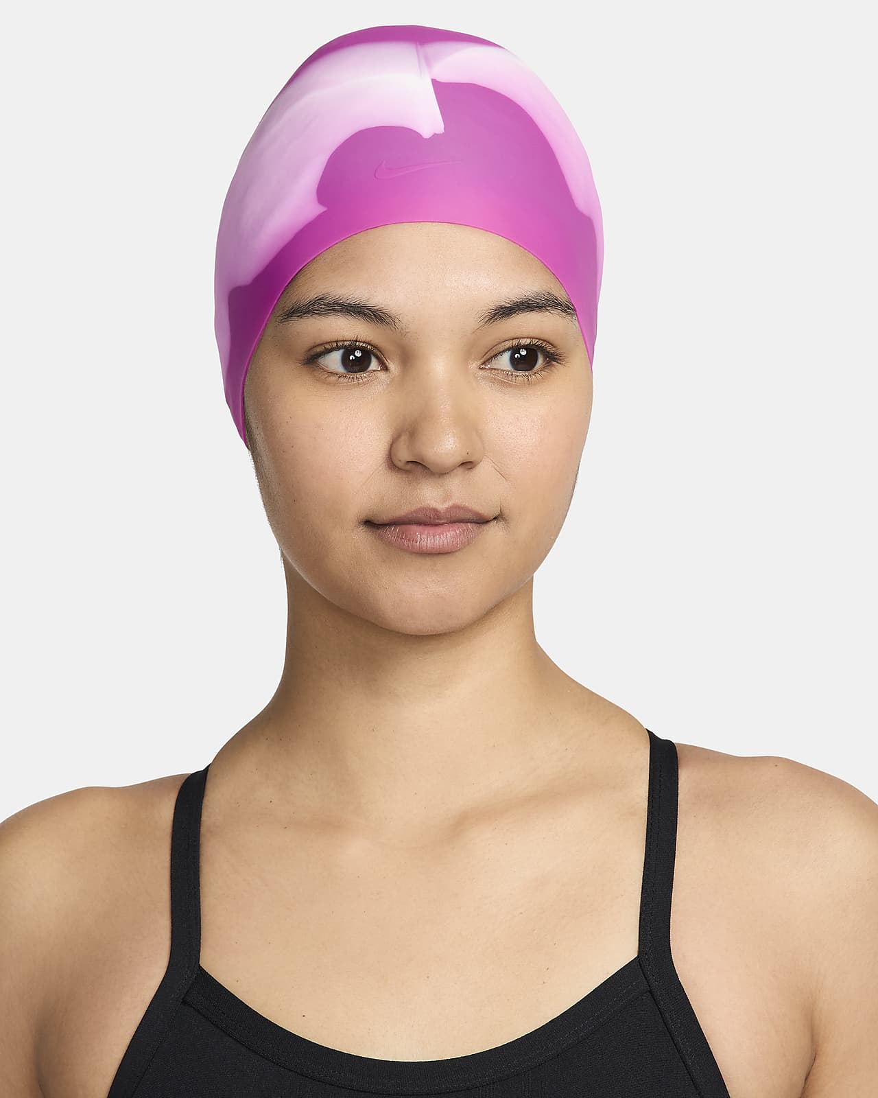 Nike Swim Solid 长发硅胶泳帽