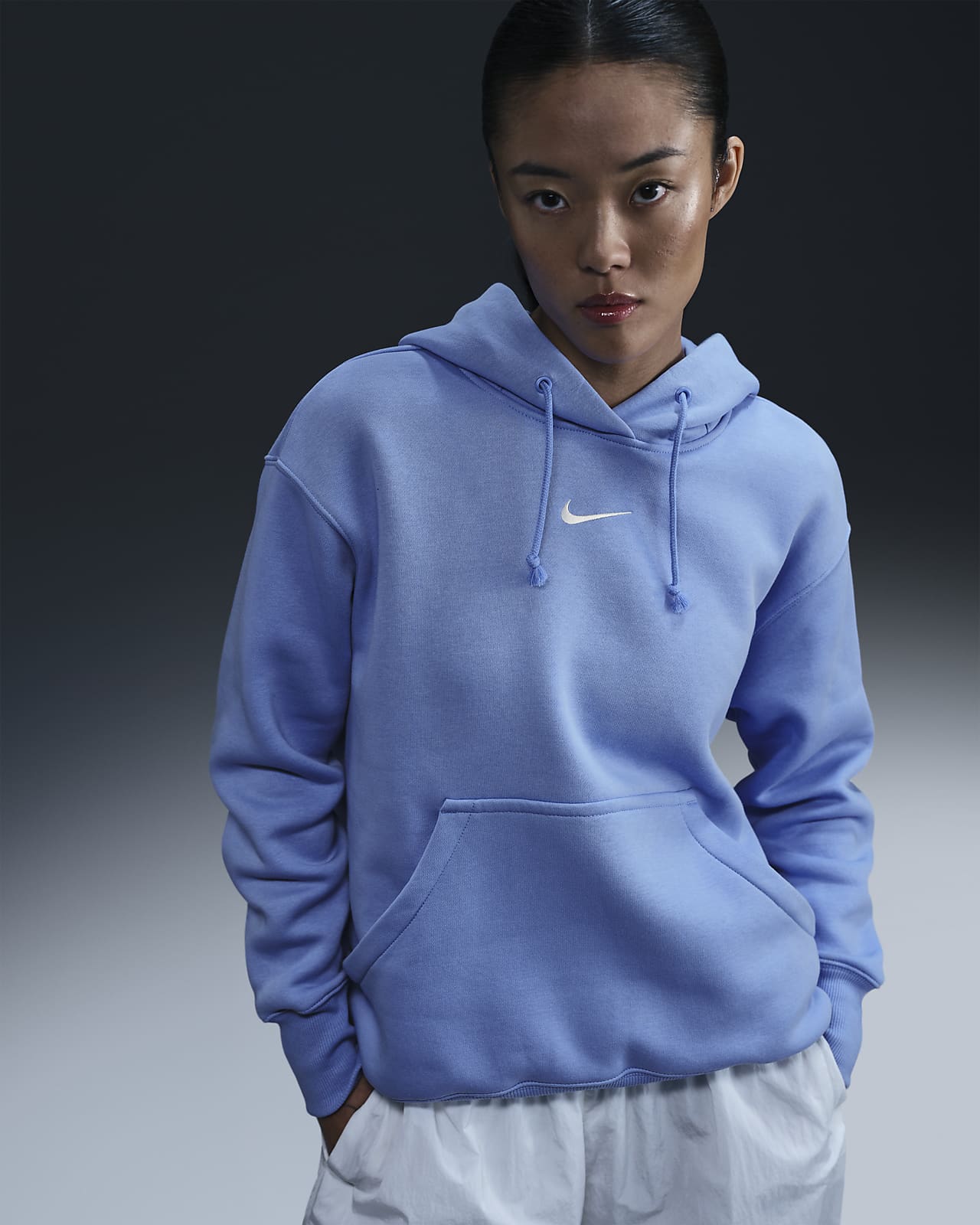 Nike Sportswear Phoenix Fleece 女子 Oversize 风加绒套头连帽衫