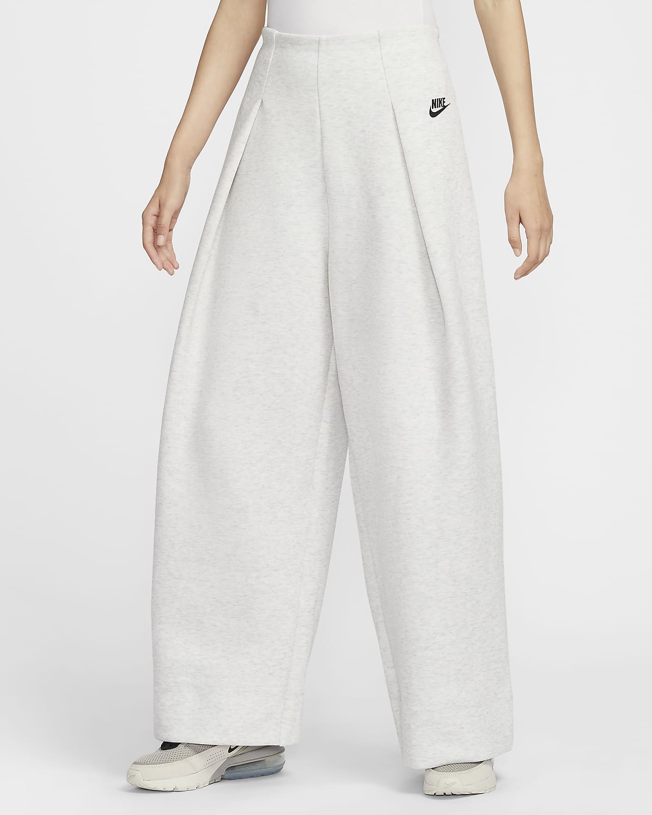 Nike Sportswear Tech Fleece 女子高腰褶裥长裤阔腿裤