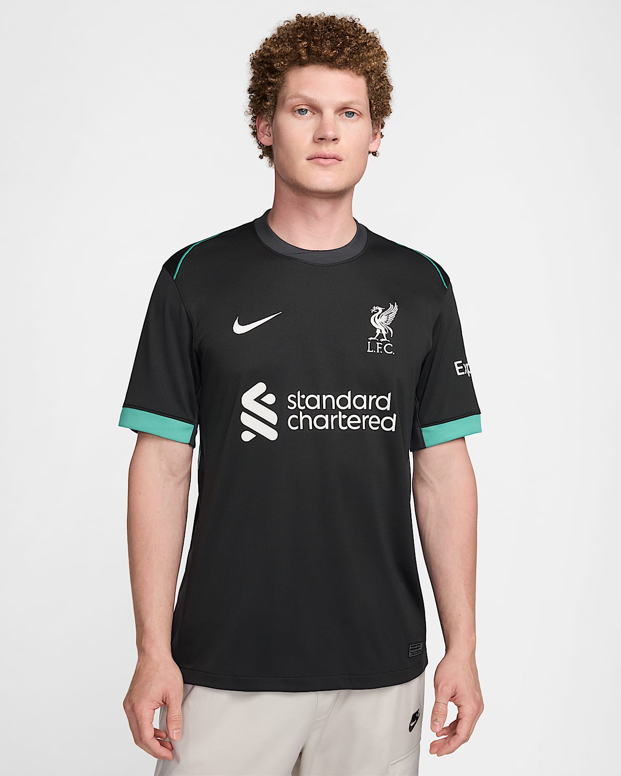 2024/25 赛季利物浦客场球迷版 Nike Dri-FIT 男子透气速干足球球衣