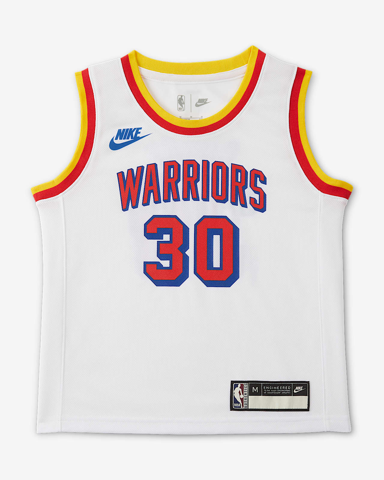 2024/25 赛季金州勇士队 (Stephen Curry) Hardwood Classics Nike NBA Jersey 幼童球衣