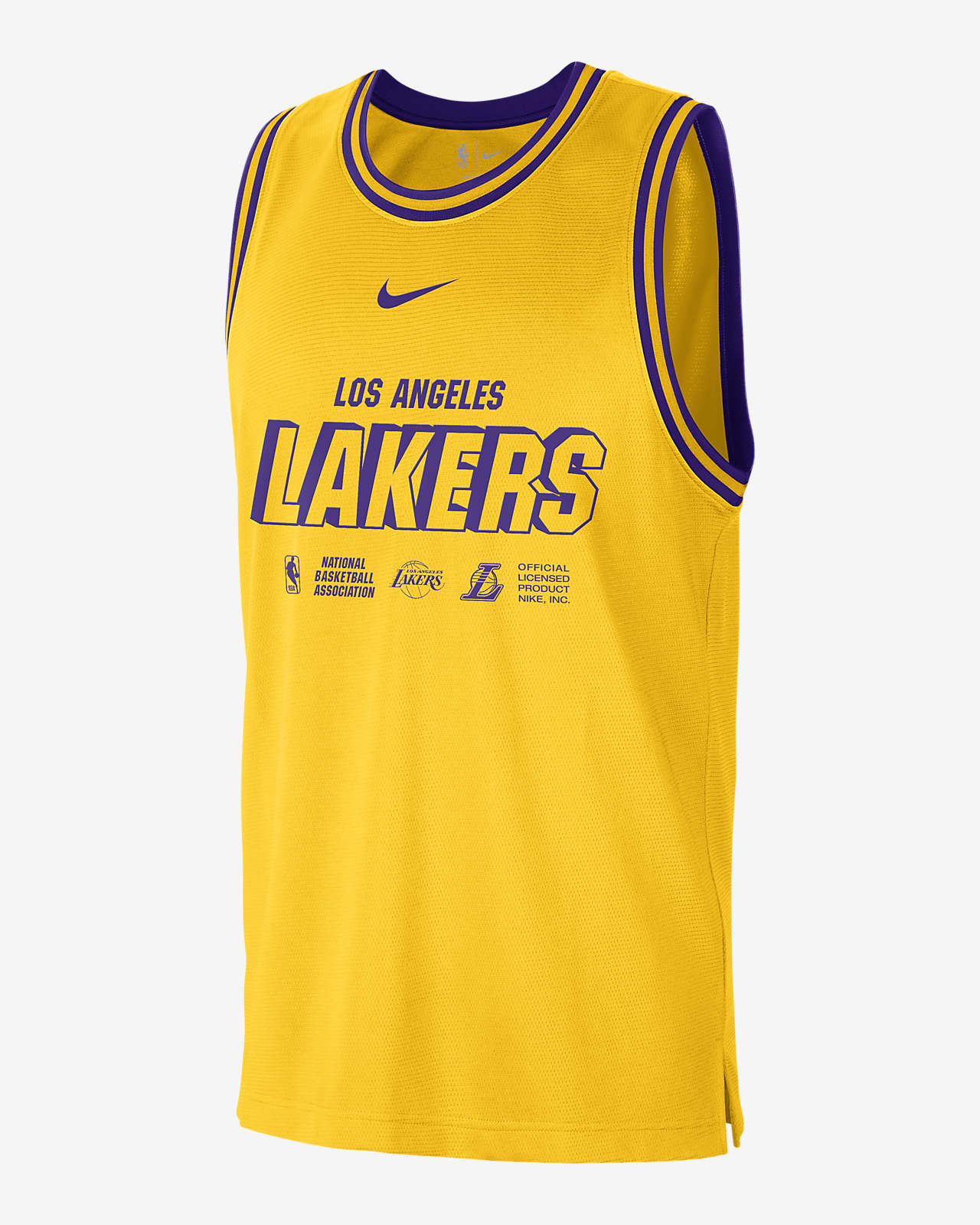 洛杉矶湖人队 Courtside Nike Dri-FIT NBA 男子背心