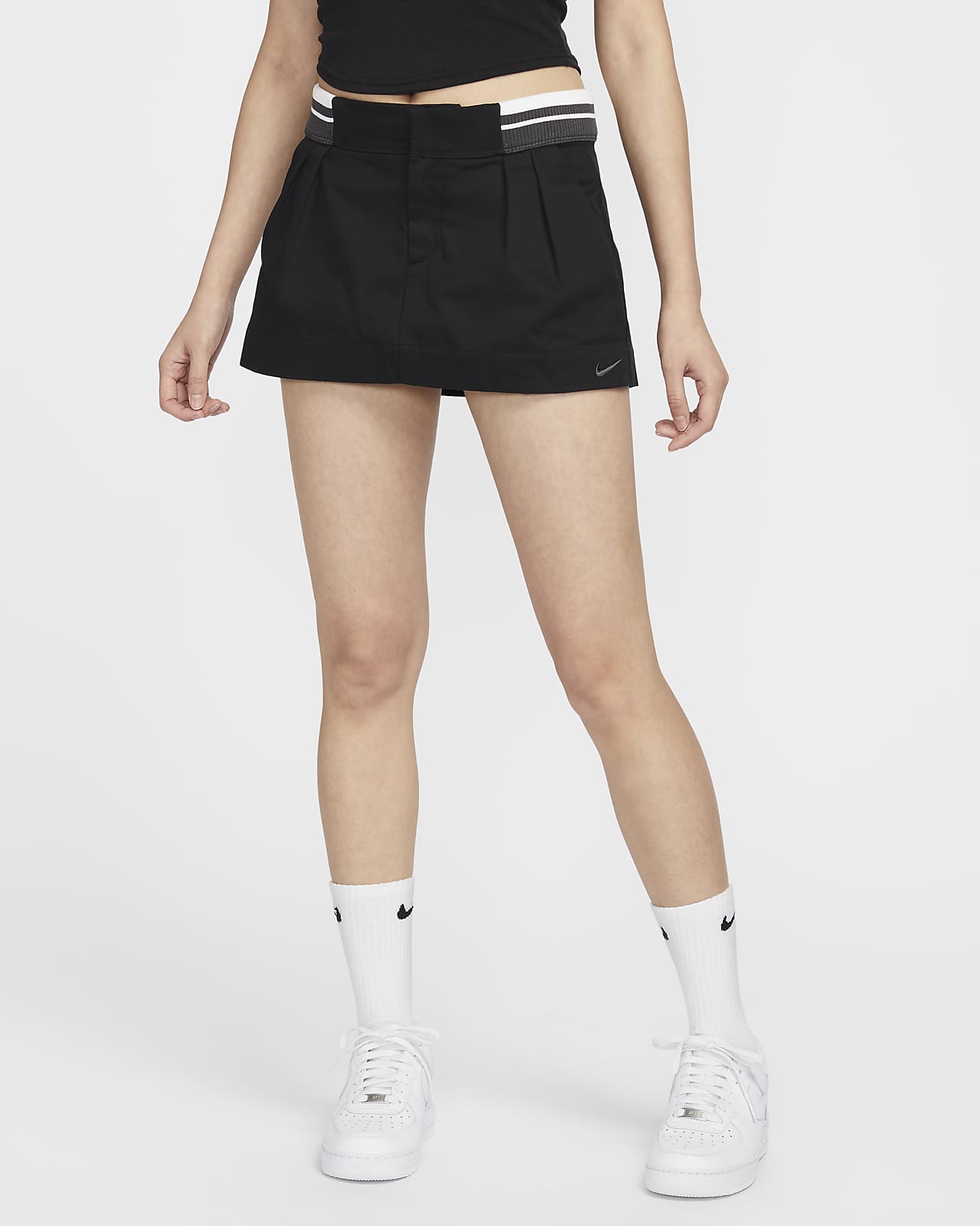 Nike Sportswear 女子低腰帆布半身裙