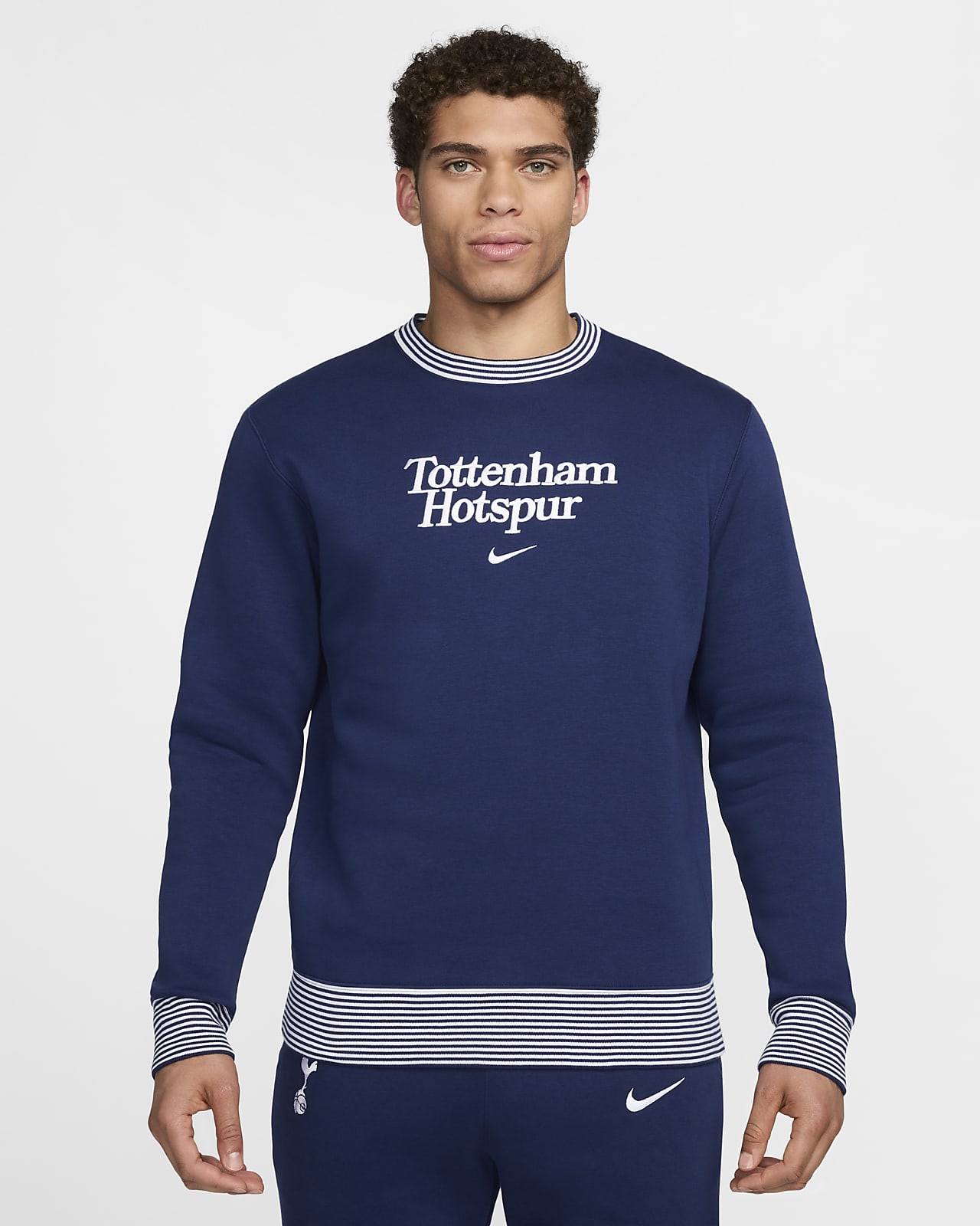 托特纳姆热刺 Club Nike 男子加绒足球圆领运动衫