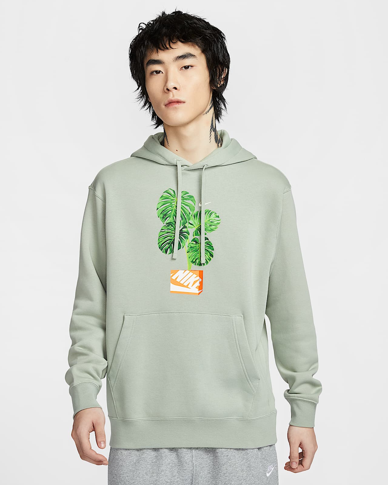Nike Club 男子加绒套头连帽衫