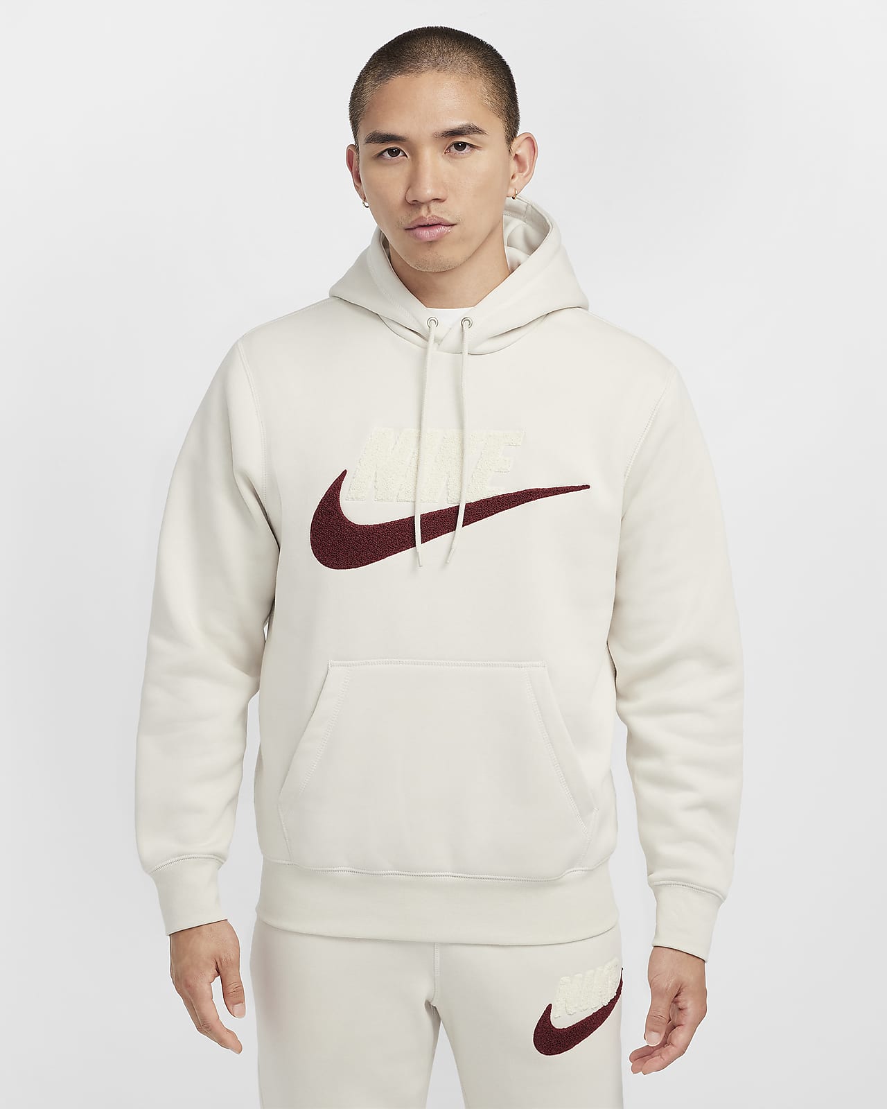 Nike Club Fleece 男子加绒套头连帽衫