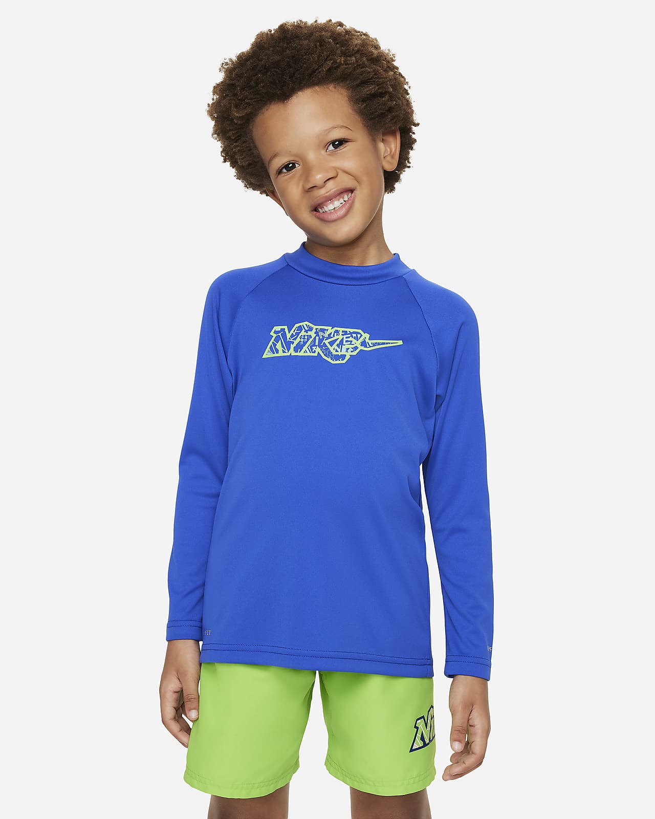 Nike Swim 幼童防晒速干长袖上衣