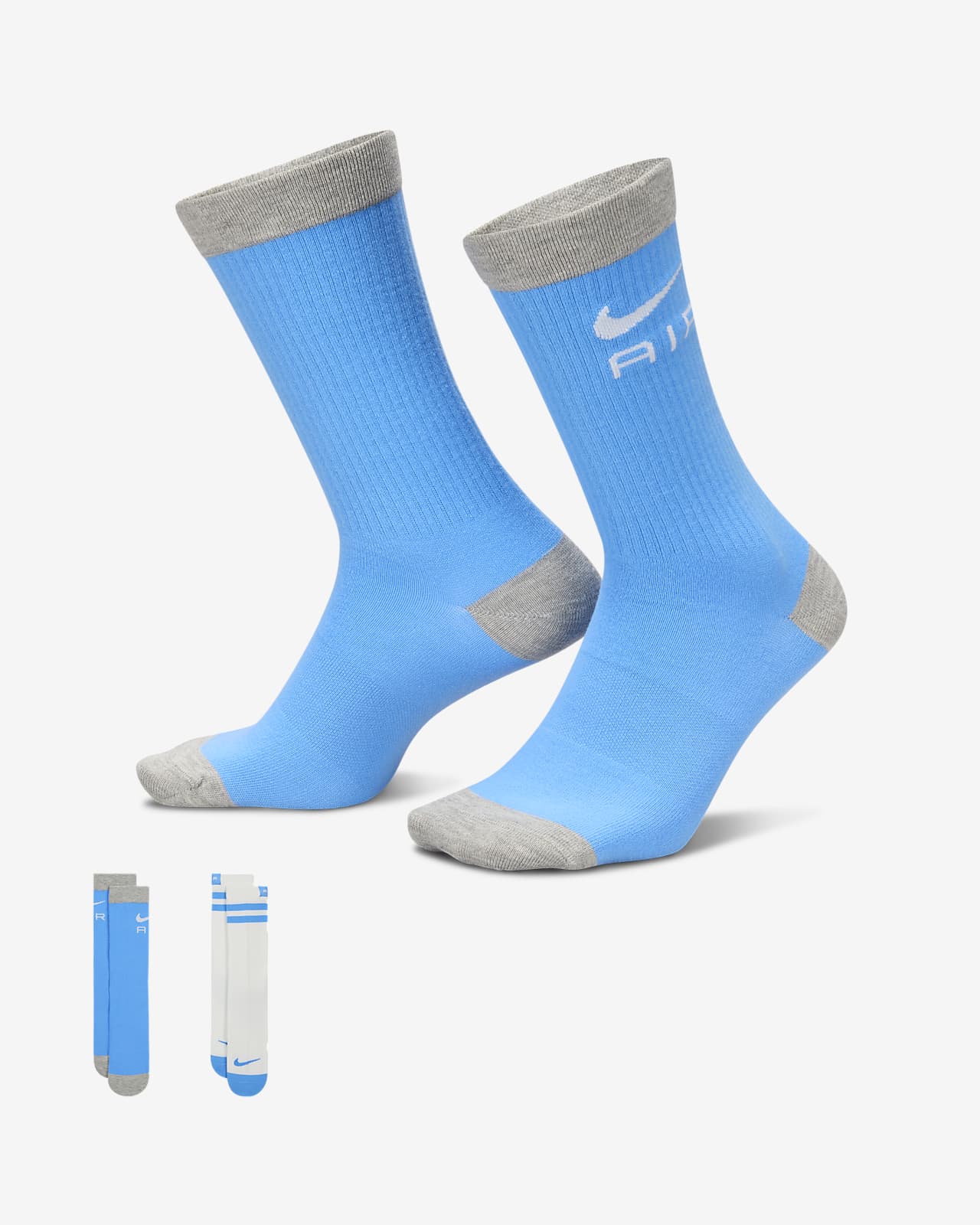 Nike Everyday Essential 速干中筒运动袜（2 双）-NIKE 中文官方网站