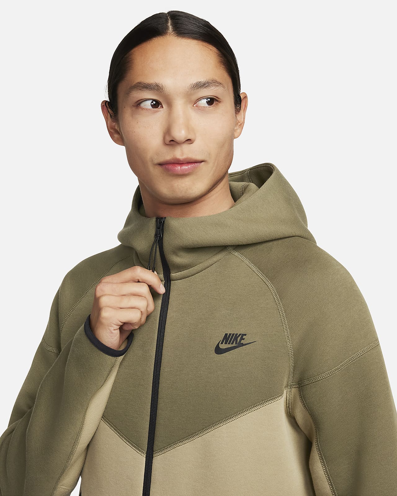 Nike Sportswear Tech Fleece Windrunner 男子全长拉链开襟连帽衫-NIKE