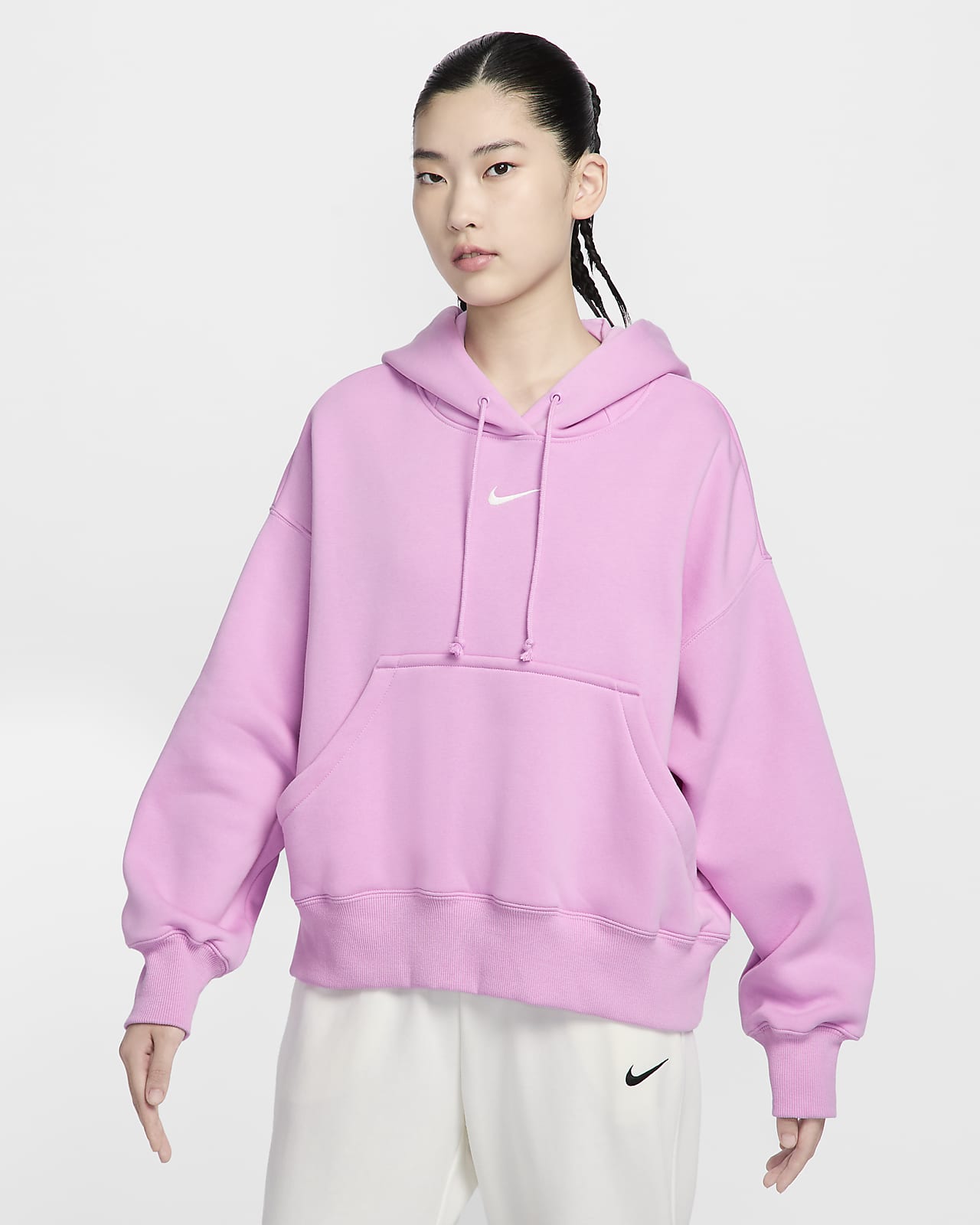 Nike Sportswear Phoenix Fleece 女子 Oversize 风加绒套头连帽衫