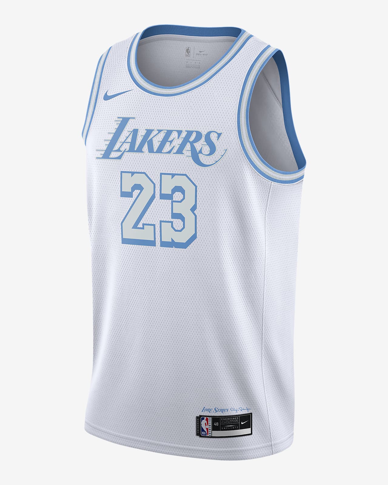 洛杉矶湖人队 City Edition Nike NBA Swingman Jersey 男子球衣