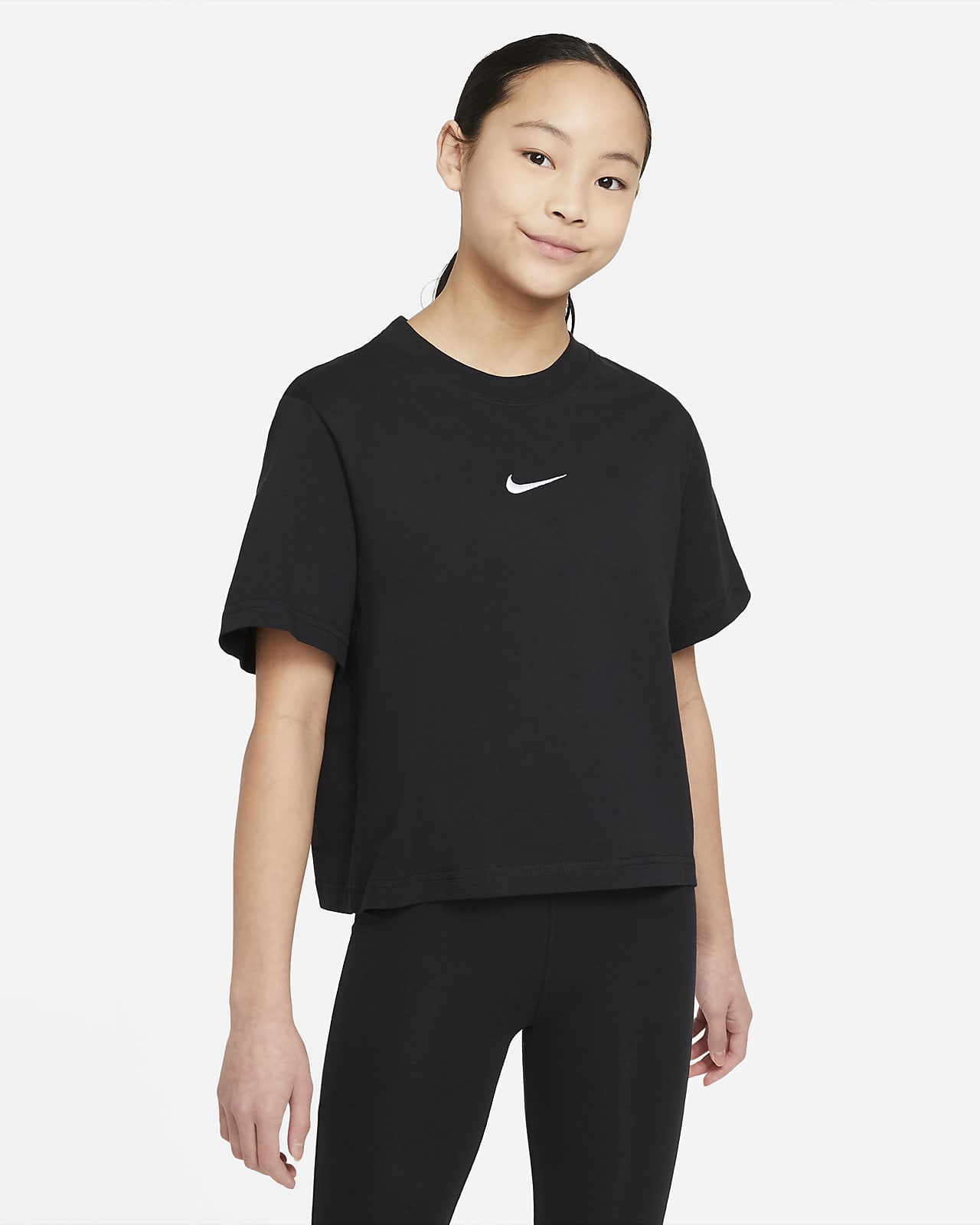 Nike Sportswear 大童（女孩）宽松版型T恤
