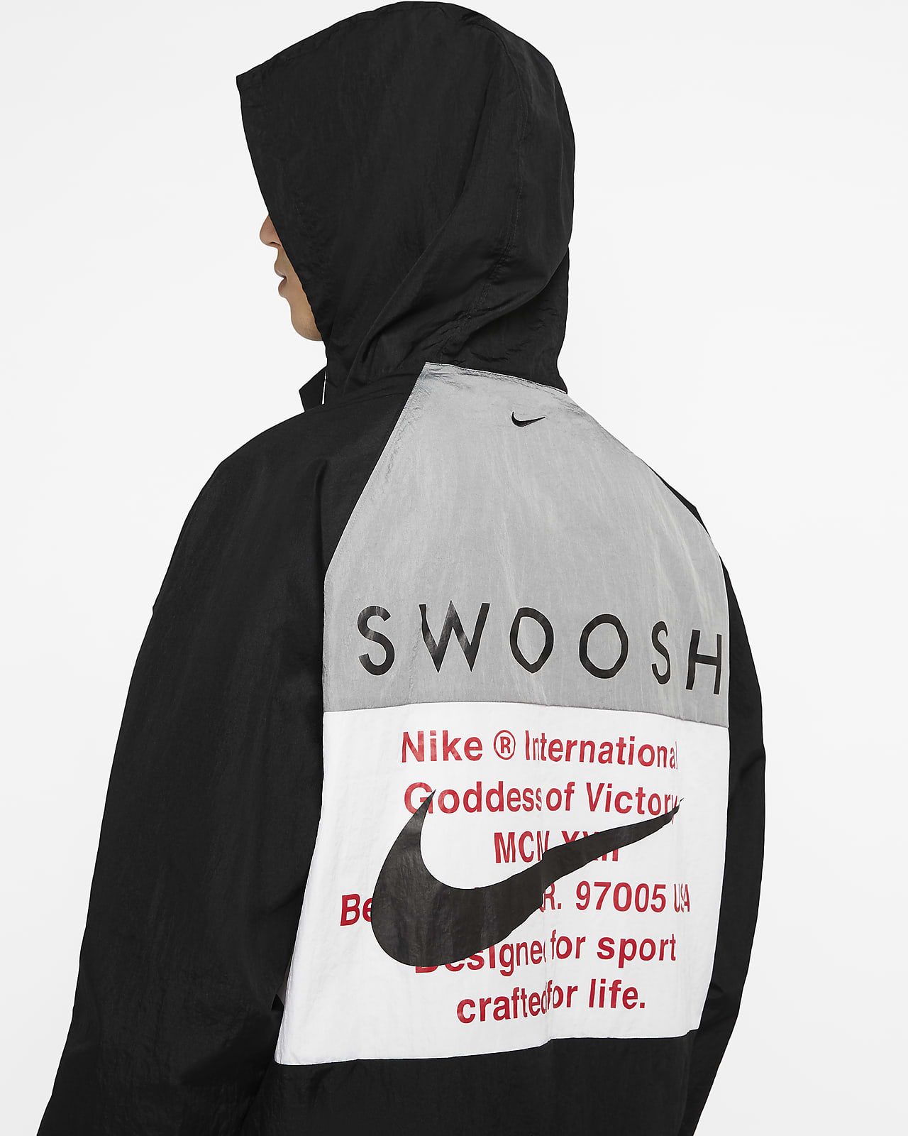 nike sportswear swoosh 男子梭织连帽夹克-耐克(nike)中国官网