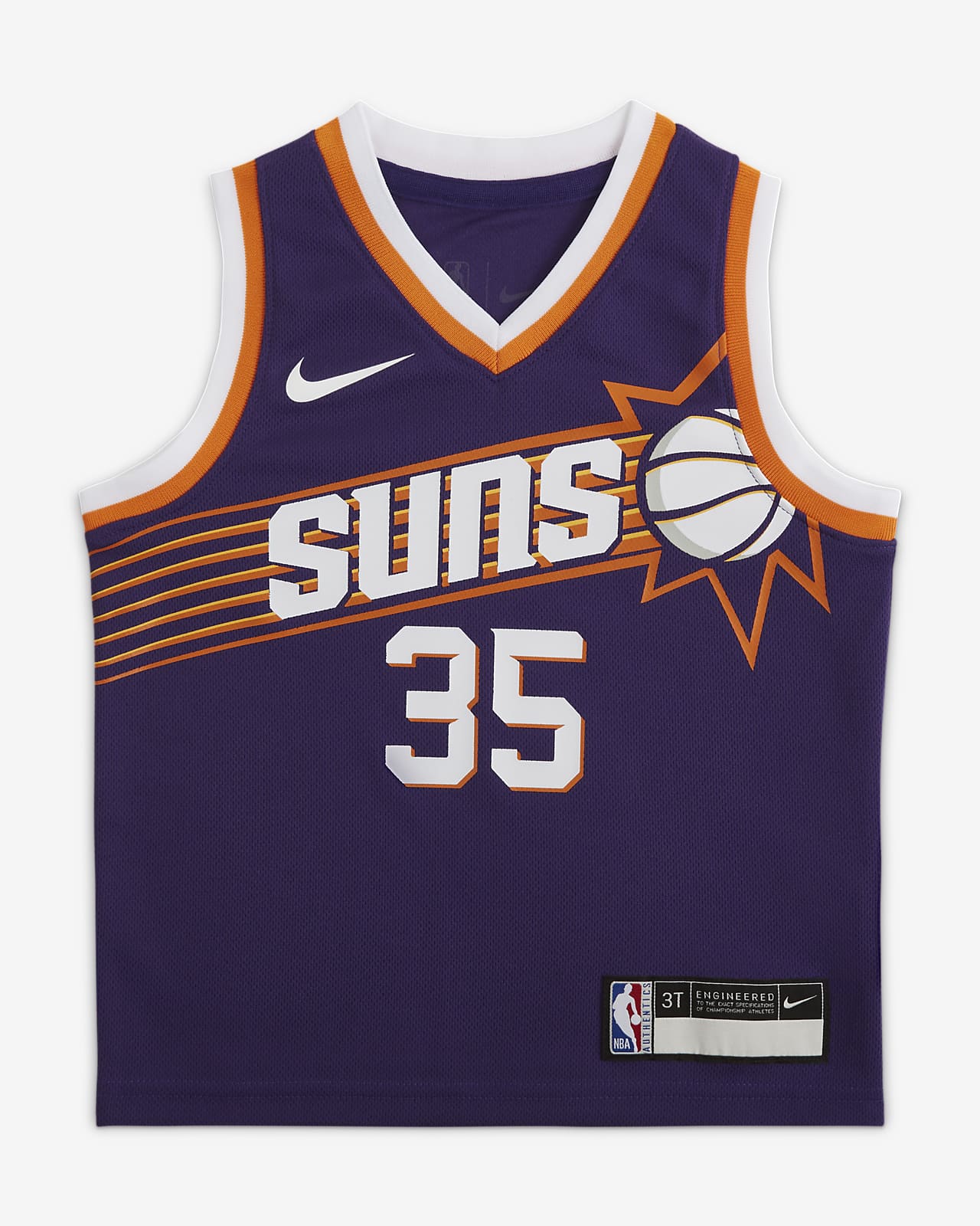 菲尼克斯太阳队 (Kevin Durant) Nike NBA Jersey 婴童球衣