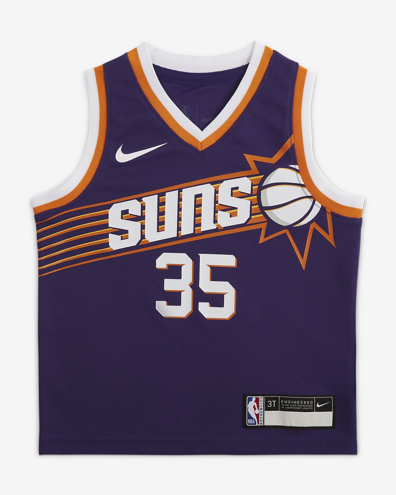 菲尼克斯太阳队 (Kevin Durant) Nike NBA Jersey 杜兰特婴童球衣