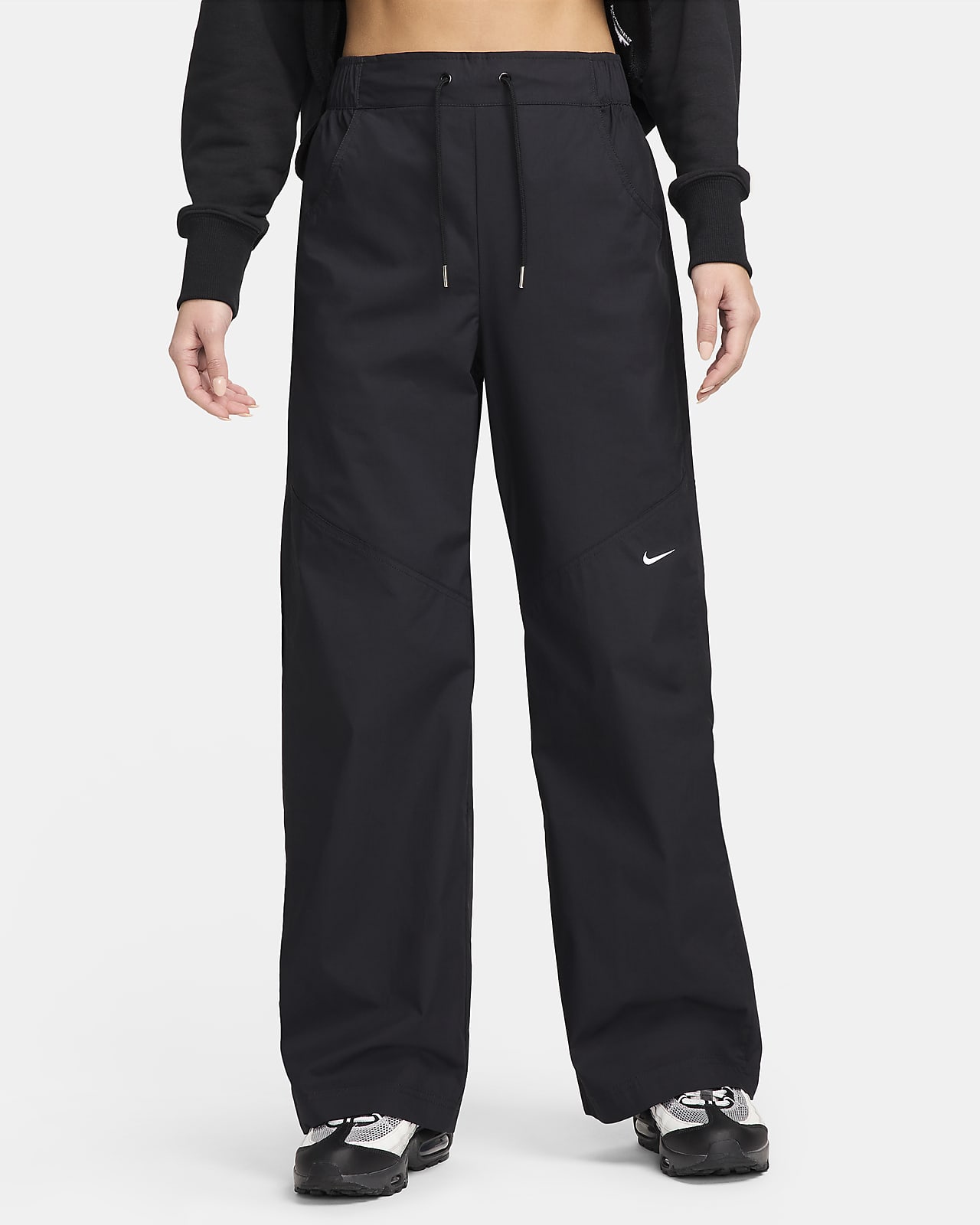 Nike Sportswear Essential 女子梭织高腰长裤