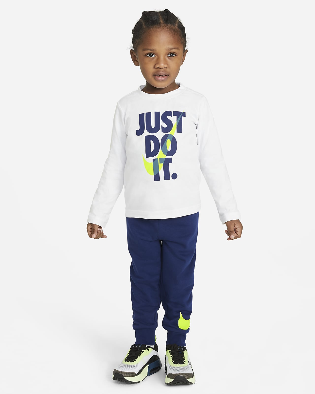 Nike "Just Do It" 婴童长袖T恤和长裤套装
