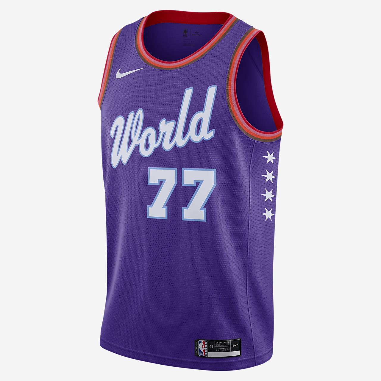 Luka Doncic All-Star World Rising Stars Nike NBA Swingman Jersey 男子球衣