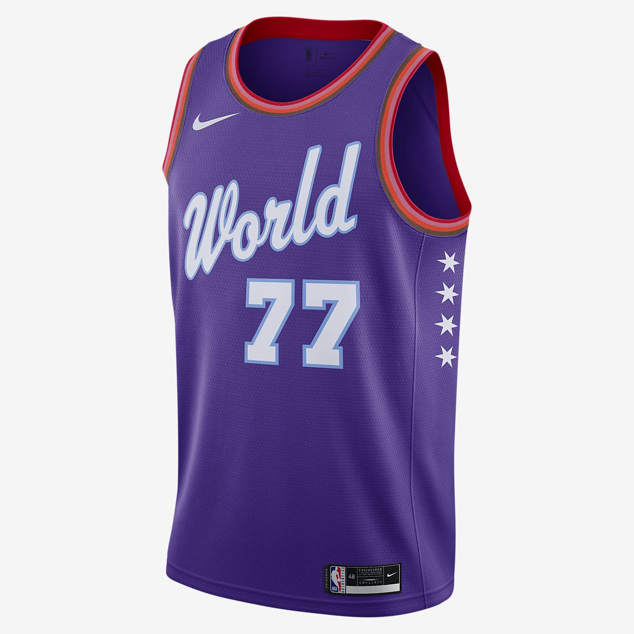 luka doncic team world jersey