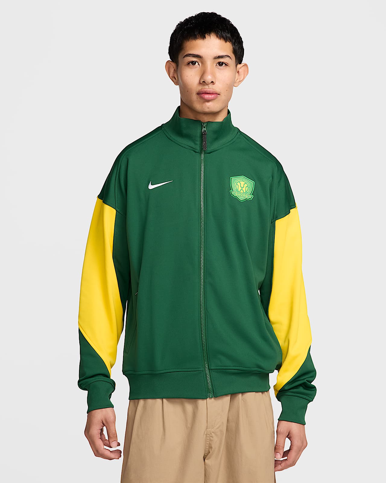2025 赛季北京国安 Academy Pro Nike Dri-FIT Anthem 男子速干加绒足球夹克