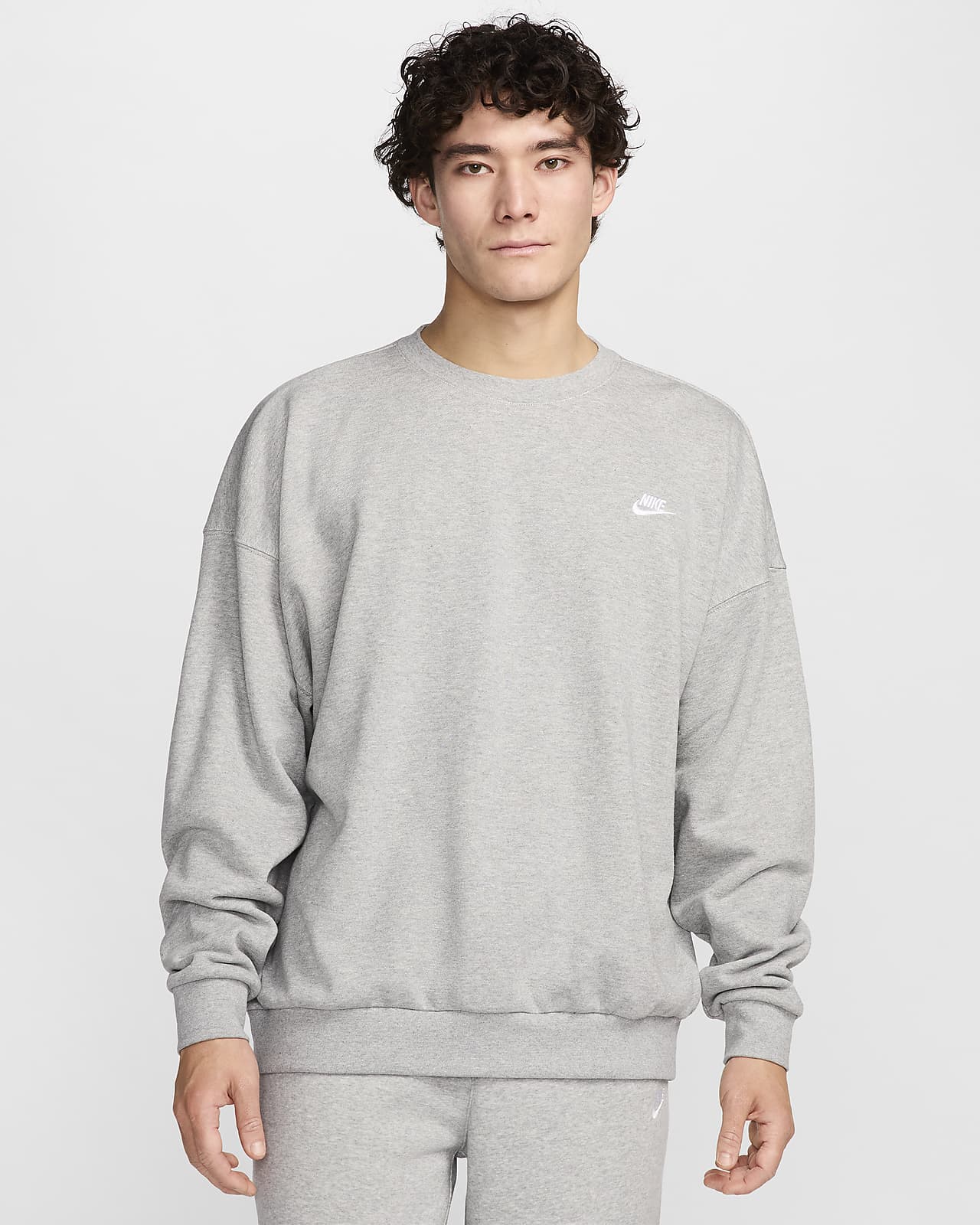 Nike Club Fleece 男子 Oversize 风法式毛圈圆领上衣