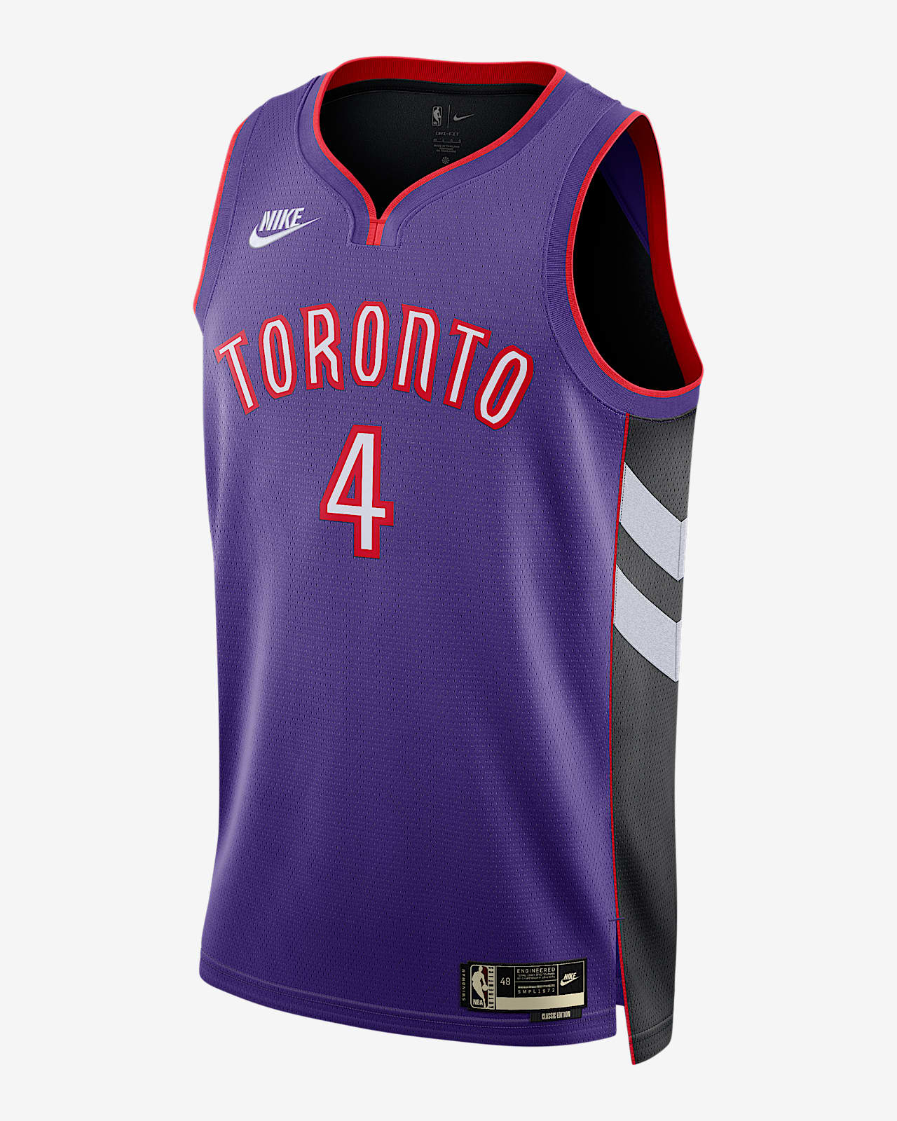 2024/25 赛季多伦多猛龙队 (Scottie Barnes) Hardwood Classics Nike Dri-FIT NBA Swingman Jersey 男子速干球衣