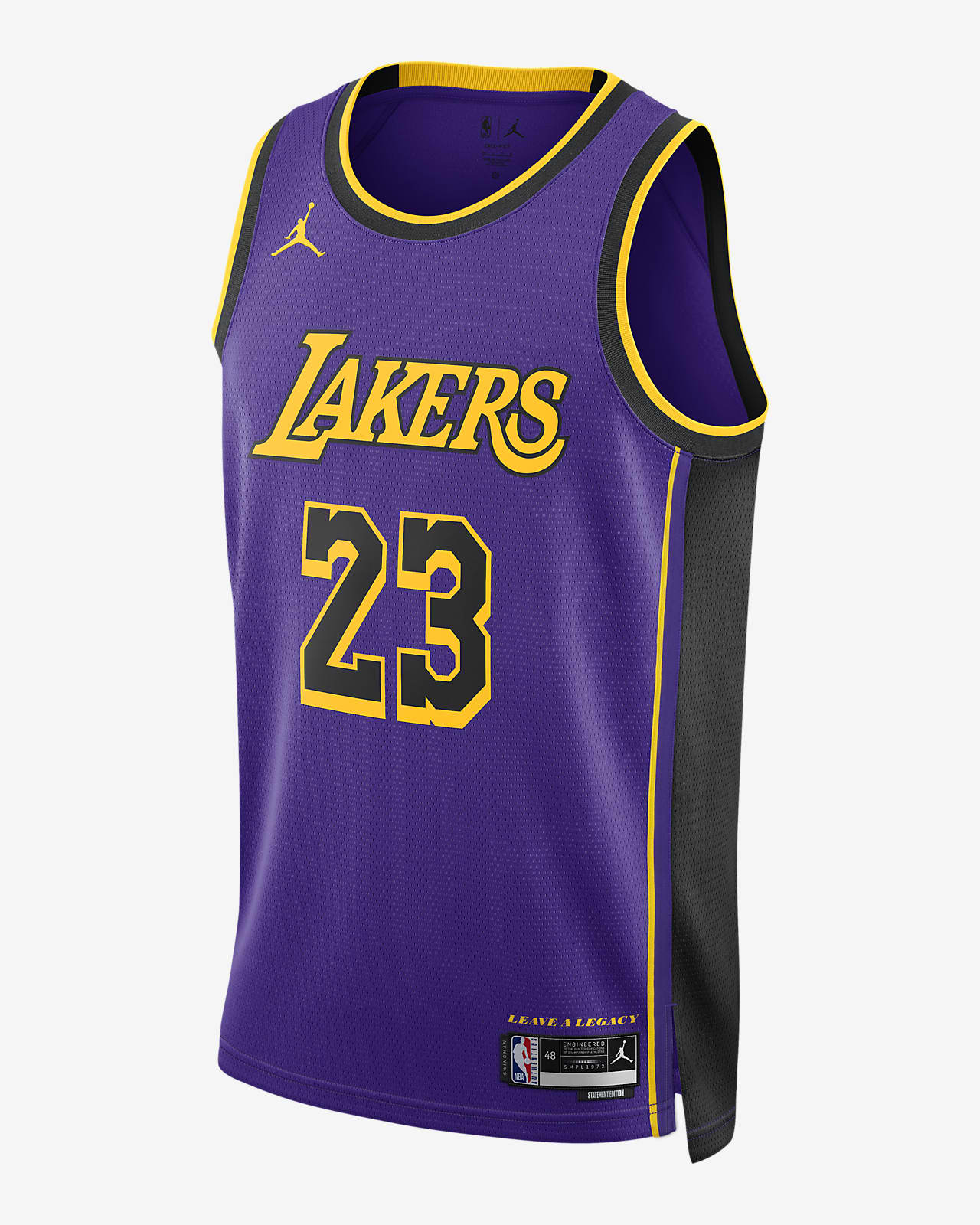 洛杉矶湖人队 Statement Edition Jordan Dri-FIT NBA Swingman Jersey 男子速干球衣