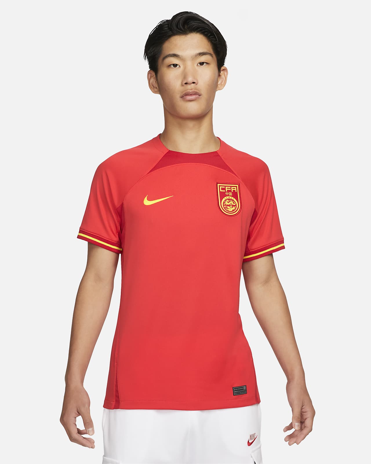 2022/23 赛季中国队主场球迷版 Nike Dri-FIT 男子速干足球球衣