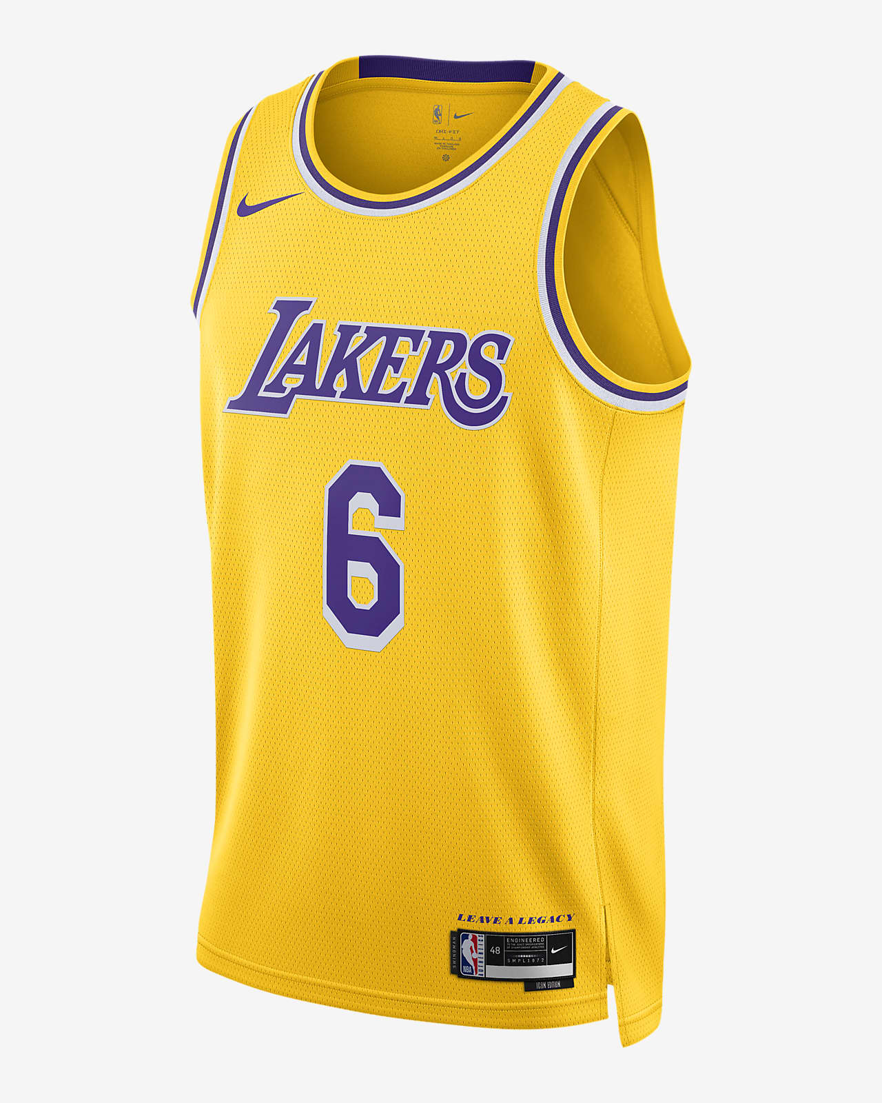 2022/23 赛季洛杉矶湖人队 Icon Edition Nike Dri-FIT NBA Swingman Jersey 男子球衣