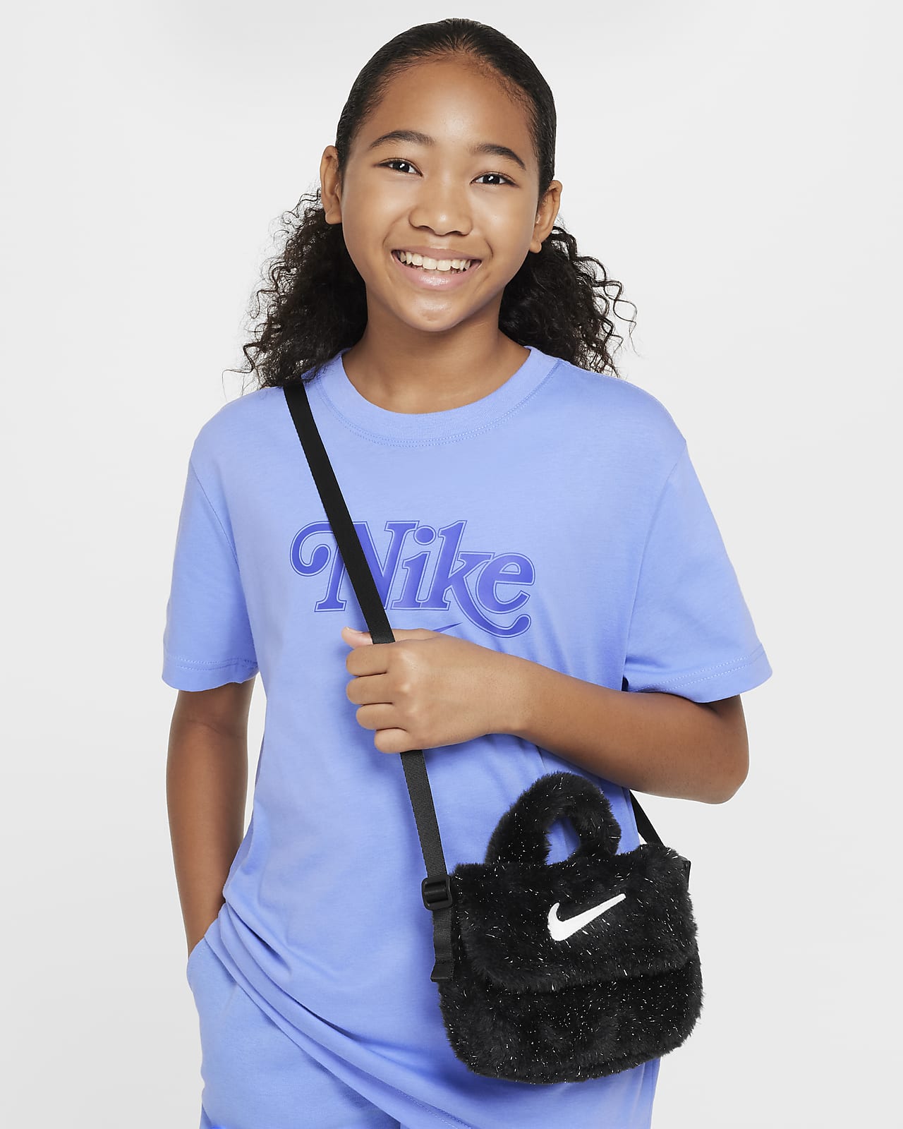 Nike 儿童人造毛皮斜挎包