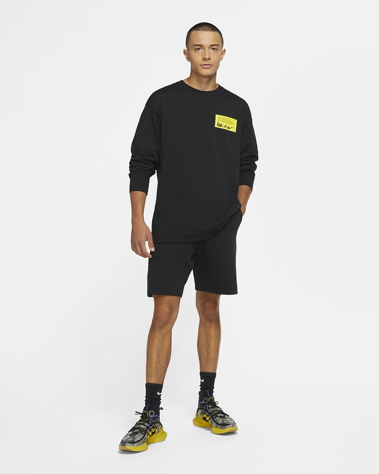 nike ispa 男子长袖t恤