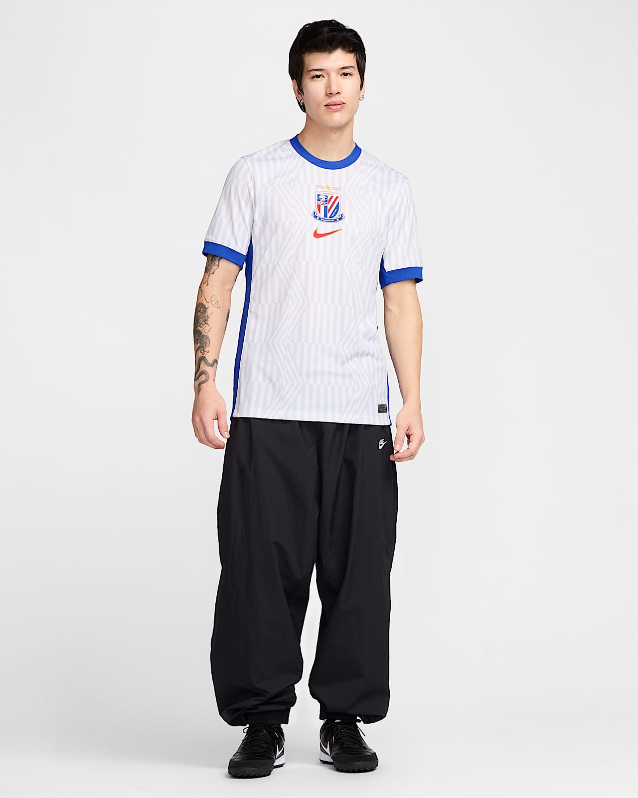 中国 算木花入　f2250224 2025 赛季上海申花客场球迷版Nike Dri-FIT 男子速干足球球衣