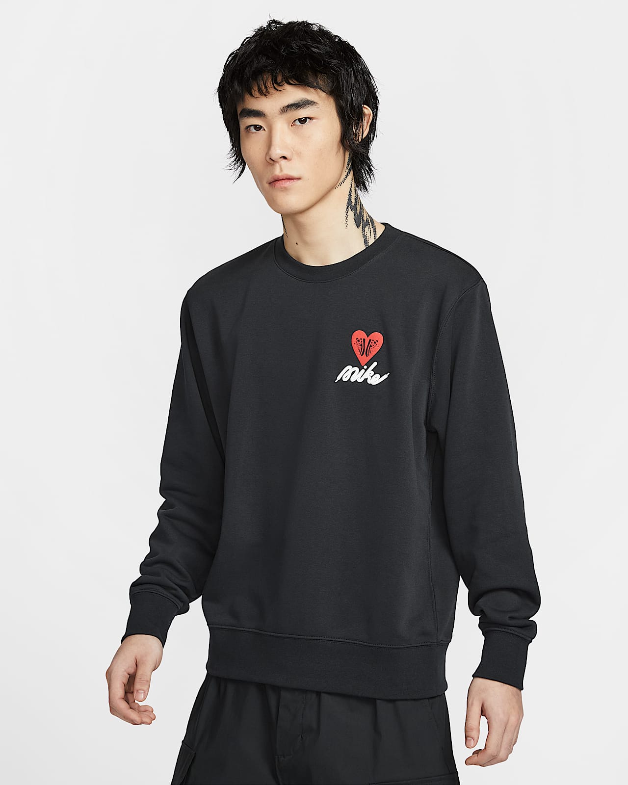 Nike Club 情人节男子法式毛圈圆领运动衫